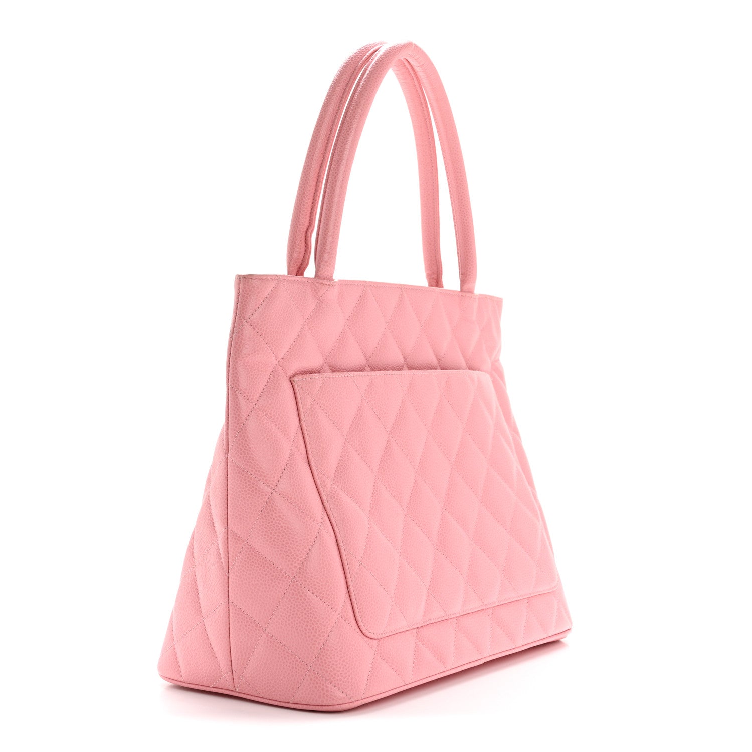 Caviar Medallion CC Tote Light Pink