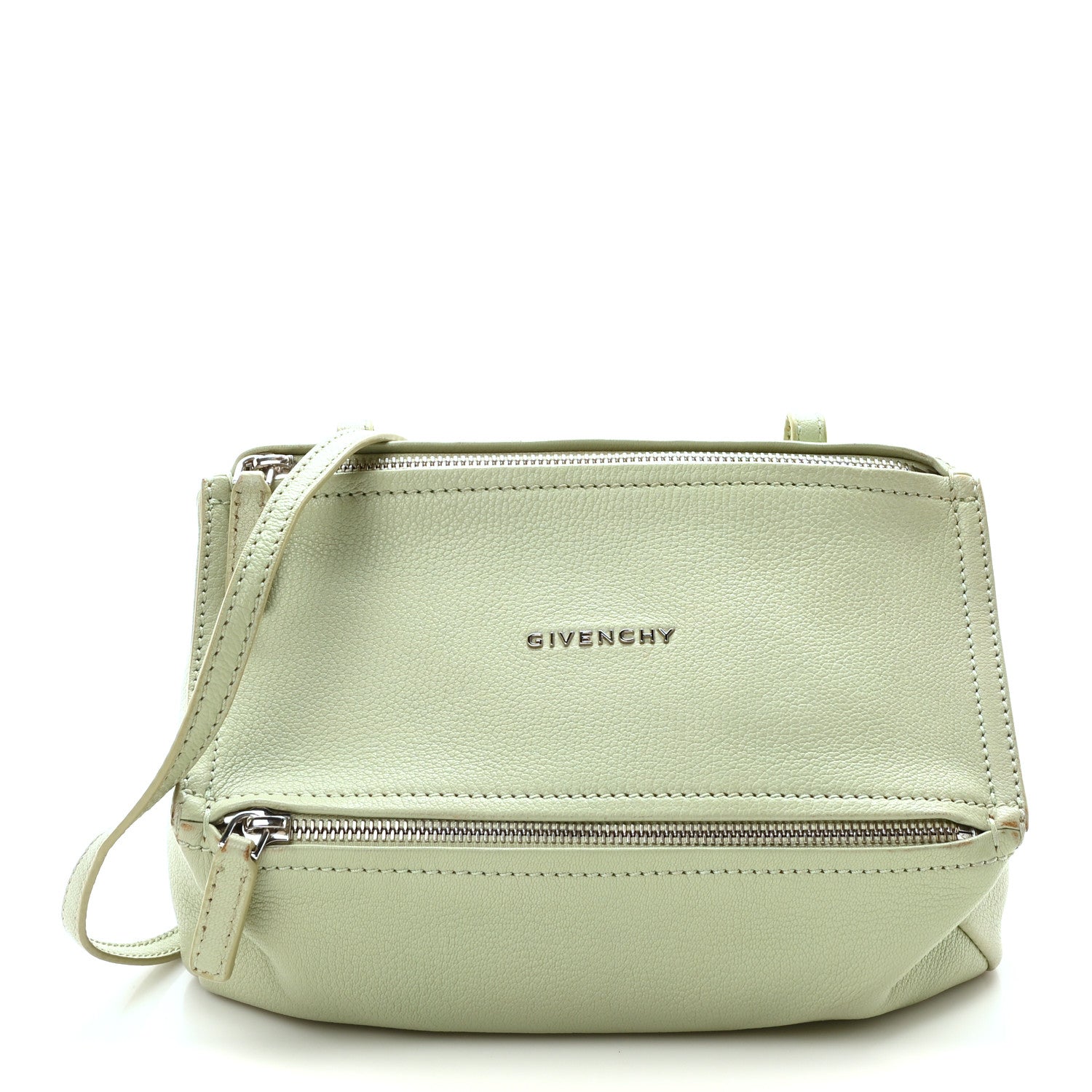 Sugar Goatskin Mini Pandora Aqua Green