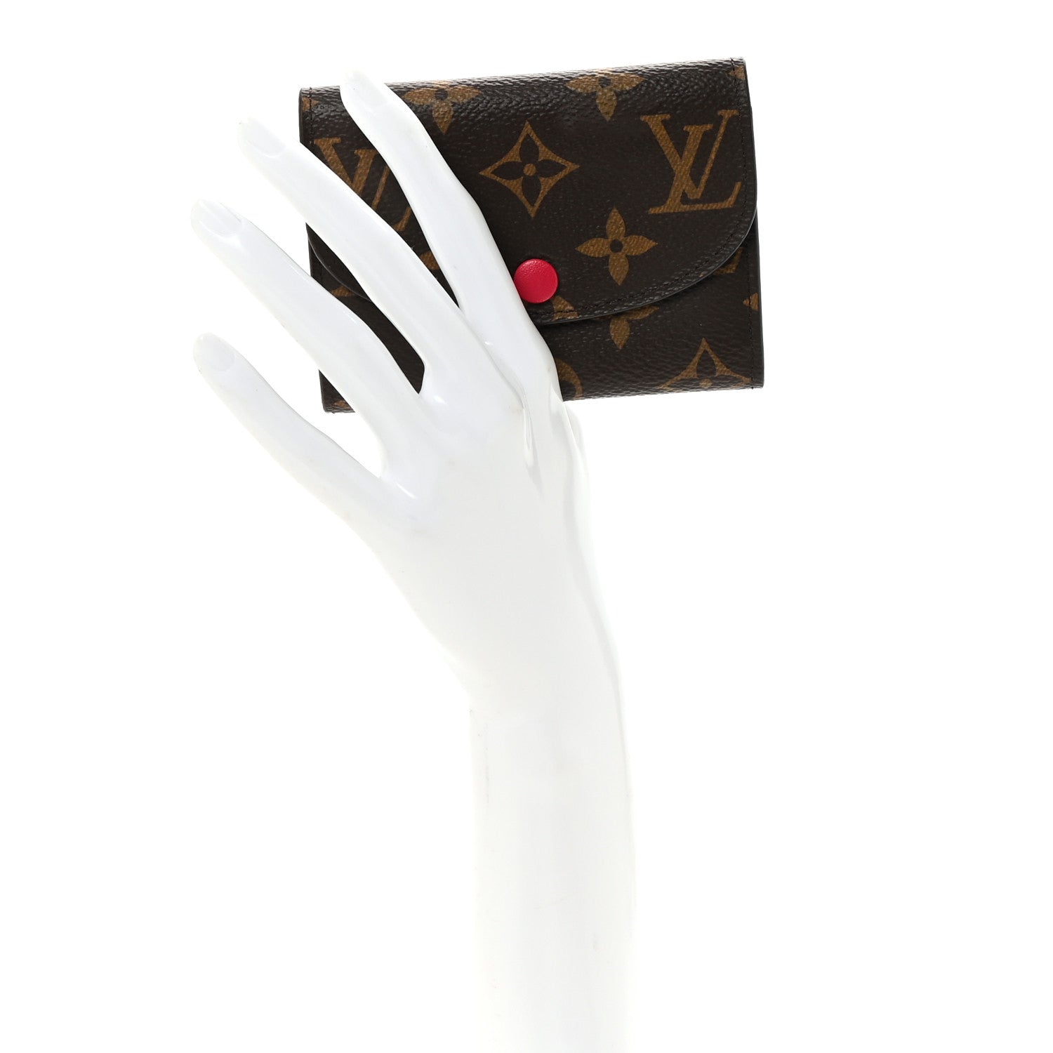 Monogram Rosalie Coin Purse Fuchsia