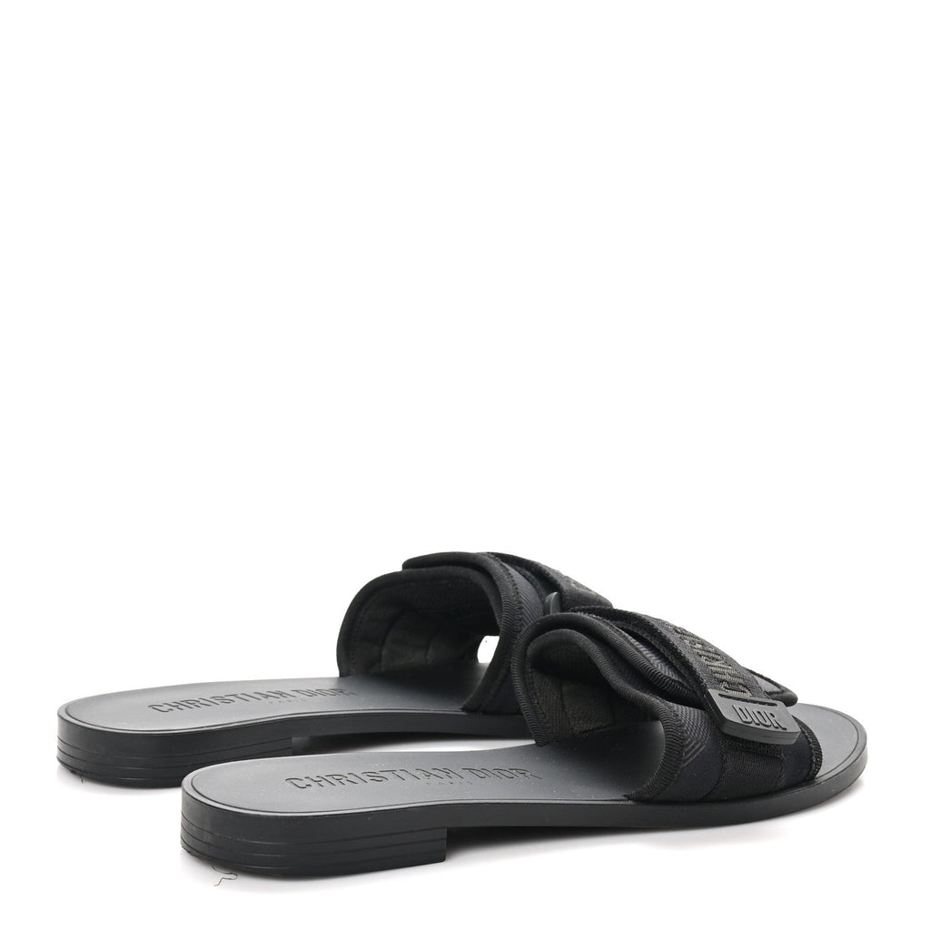 Technical Stretch Fabric Camouflage Dio(r)evolution Slide Sandals 39 Black Military