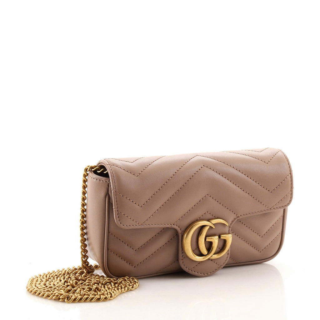 GG Marmont Flap Bag Matelasse Leather Super Mini