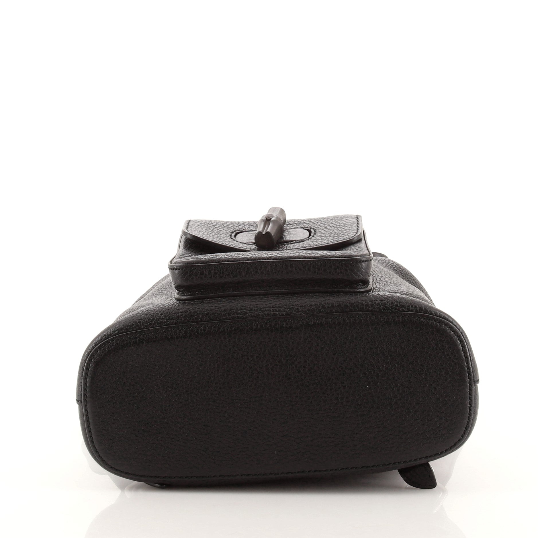 Bamboo Tassel Backpack Leather Mini