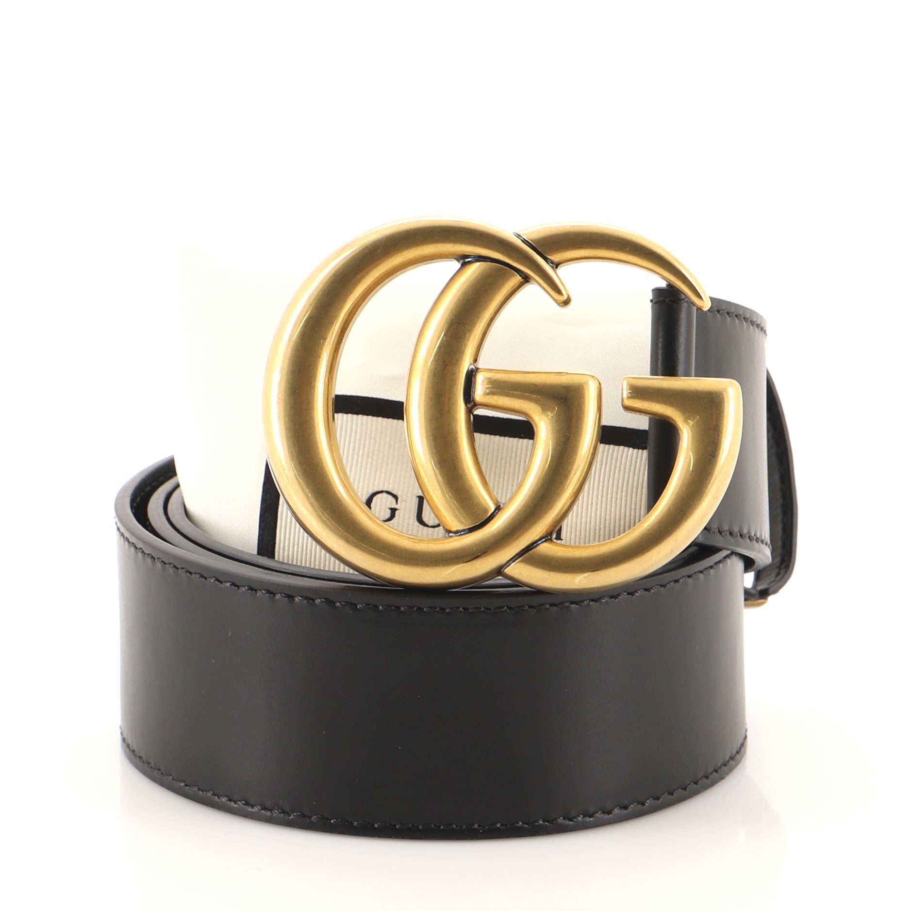 GG Marmont Belt Leather Wide 95