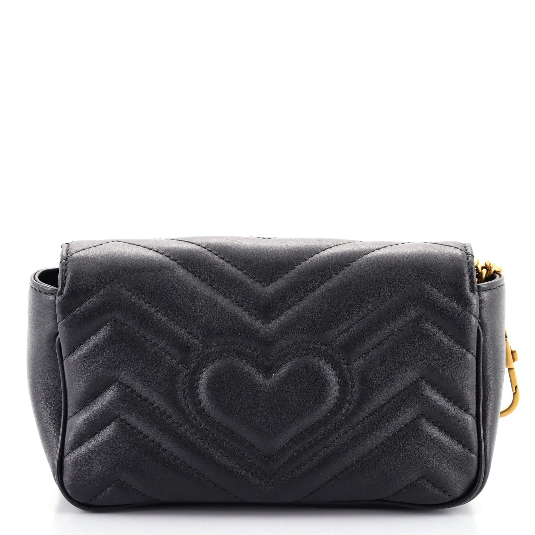 GG Marmont Flap Bag Matelasse Leather Super Mini