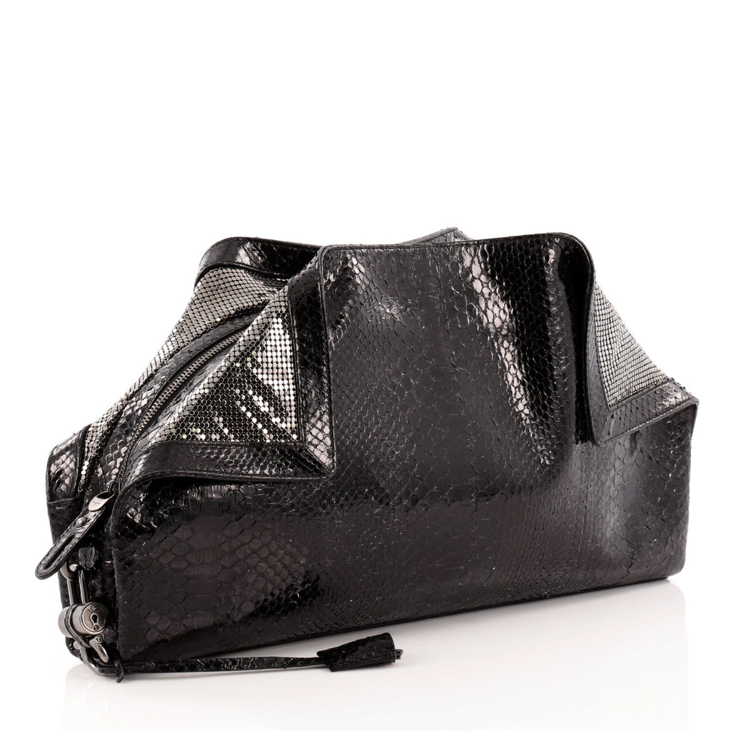 Pitone Specchio Clutch Python