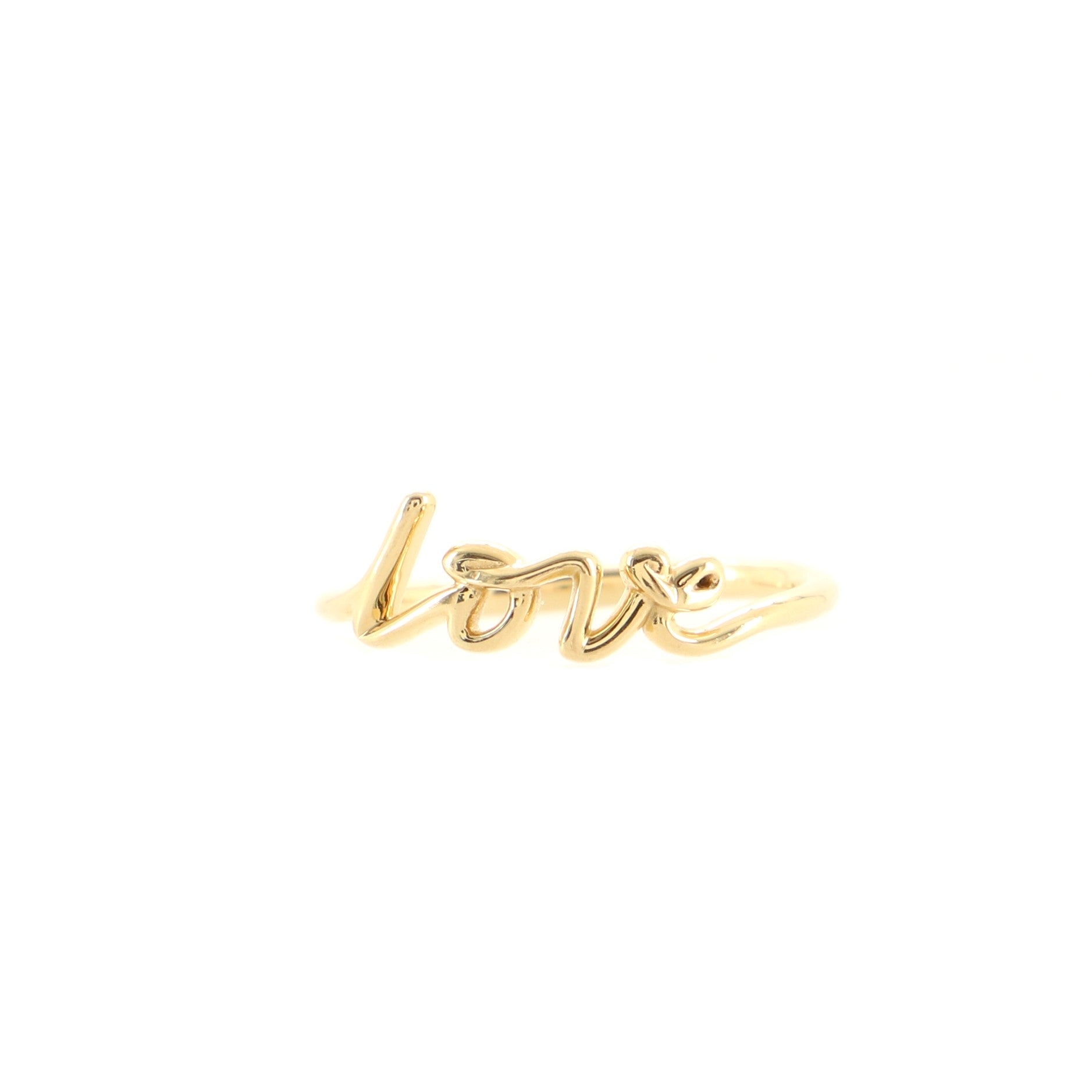 Paloma's Graffiti Love Ring 18K Yellow Gold Mini