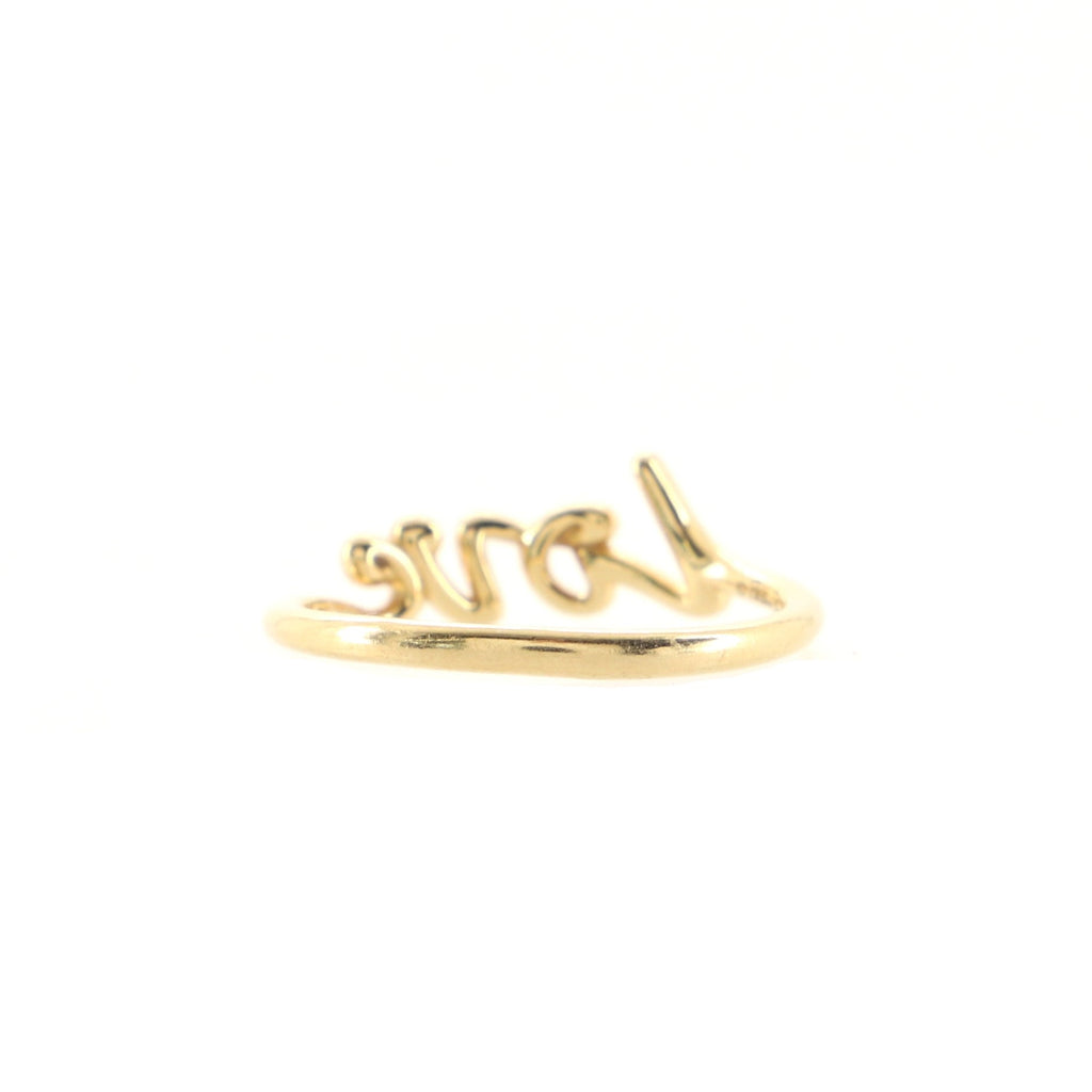 Paloma's Graffiti Love Ring 18K Yellow Gold Mini