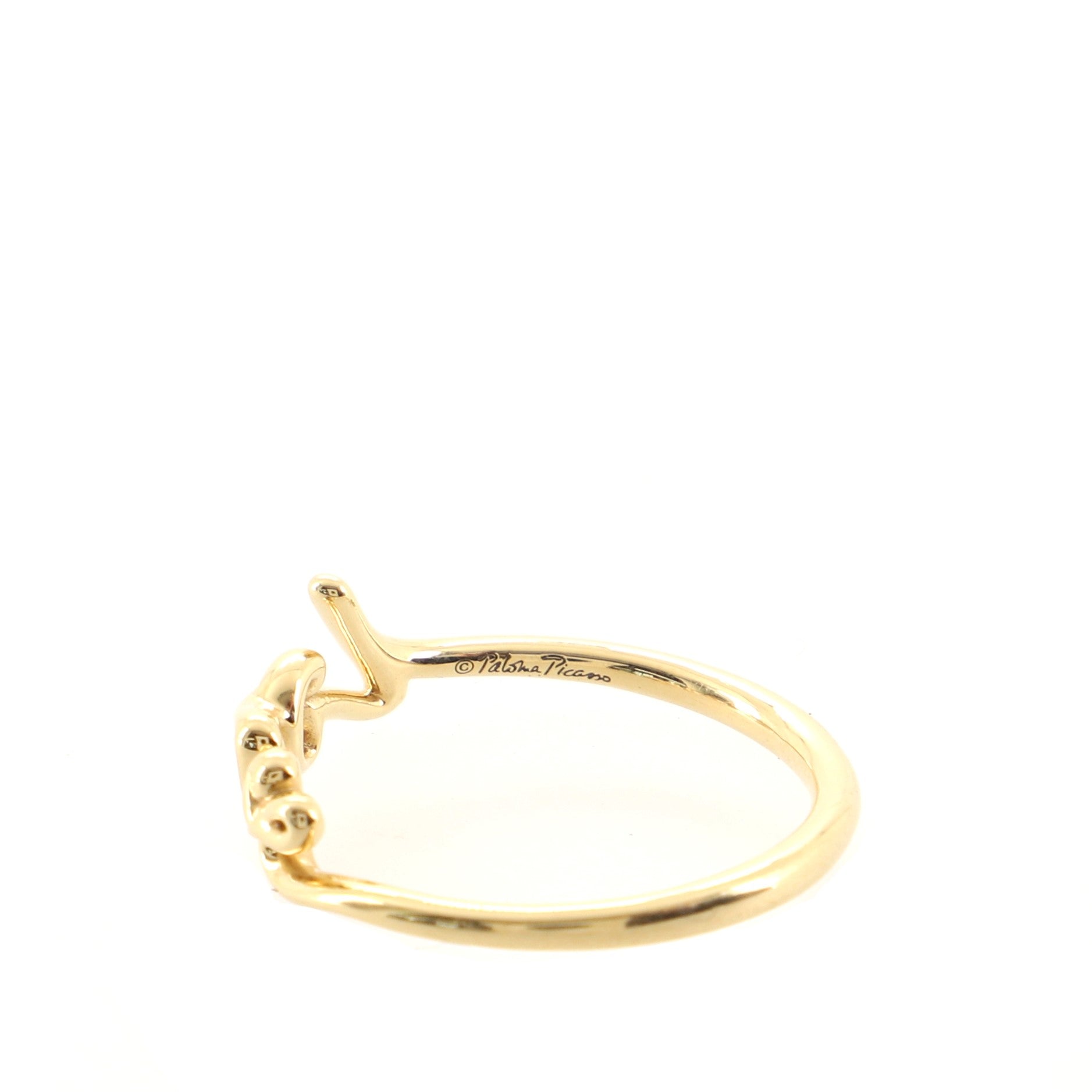 Paloma's Graffiti Love Ring 18K Yellow Gold Mini