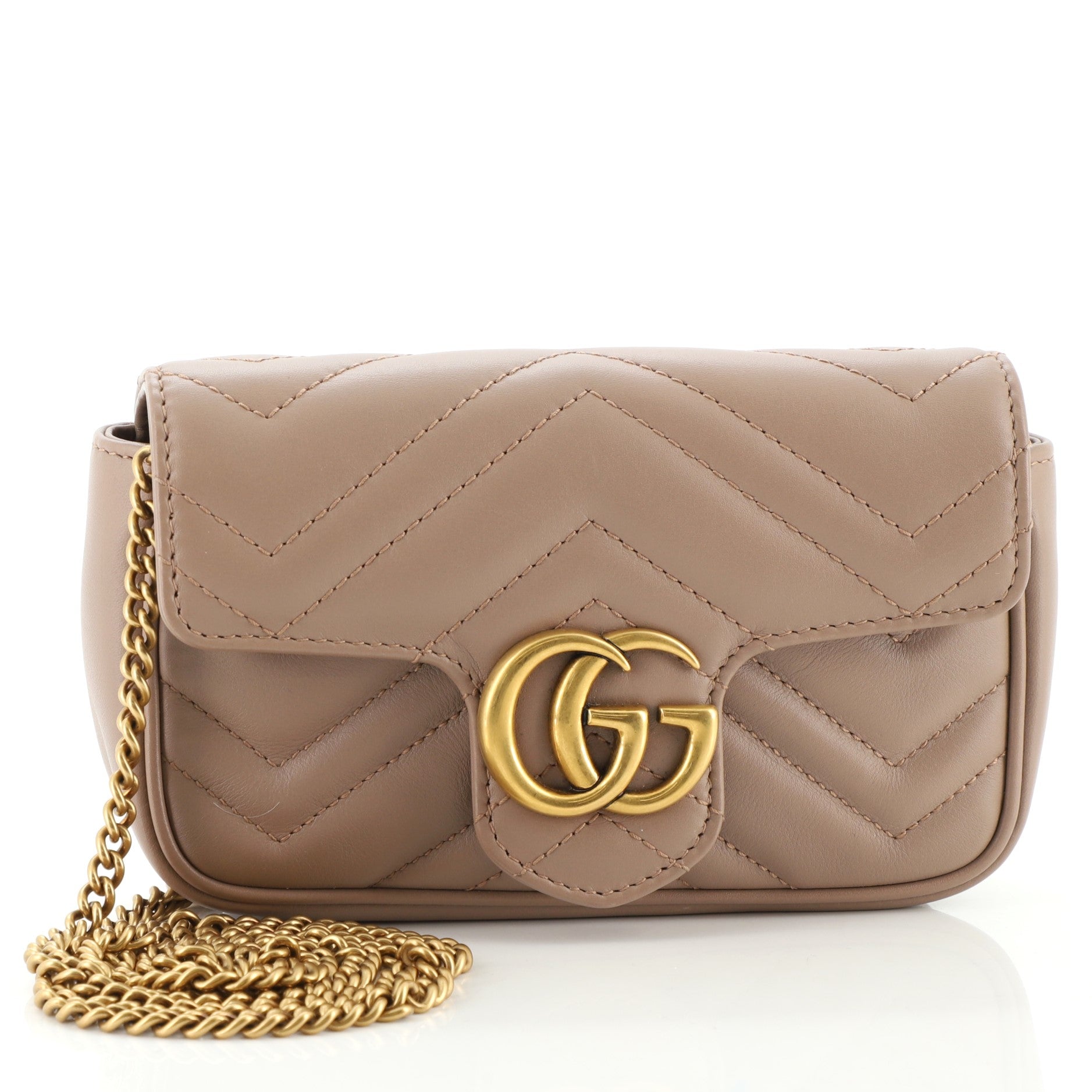 GG Marmont Flap Bag Matelasse Leather Super Mini