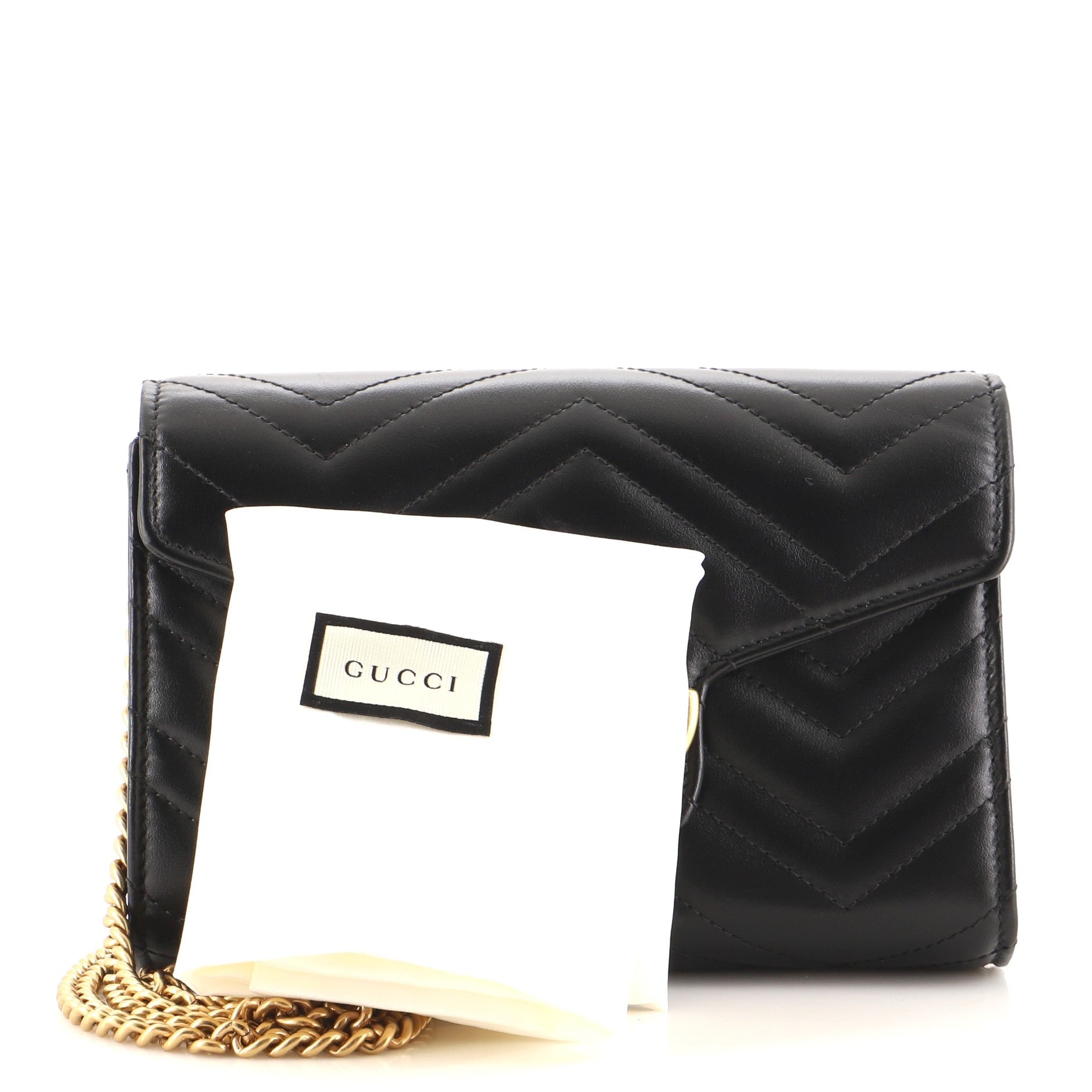 GG Marmont Chain Wallet Matelasse Leather Mini