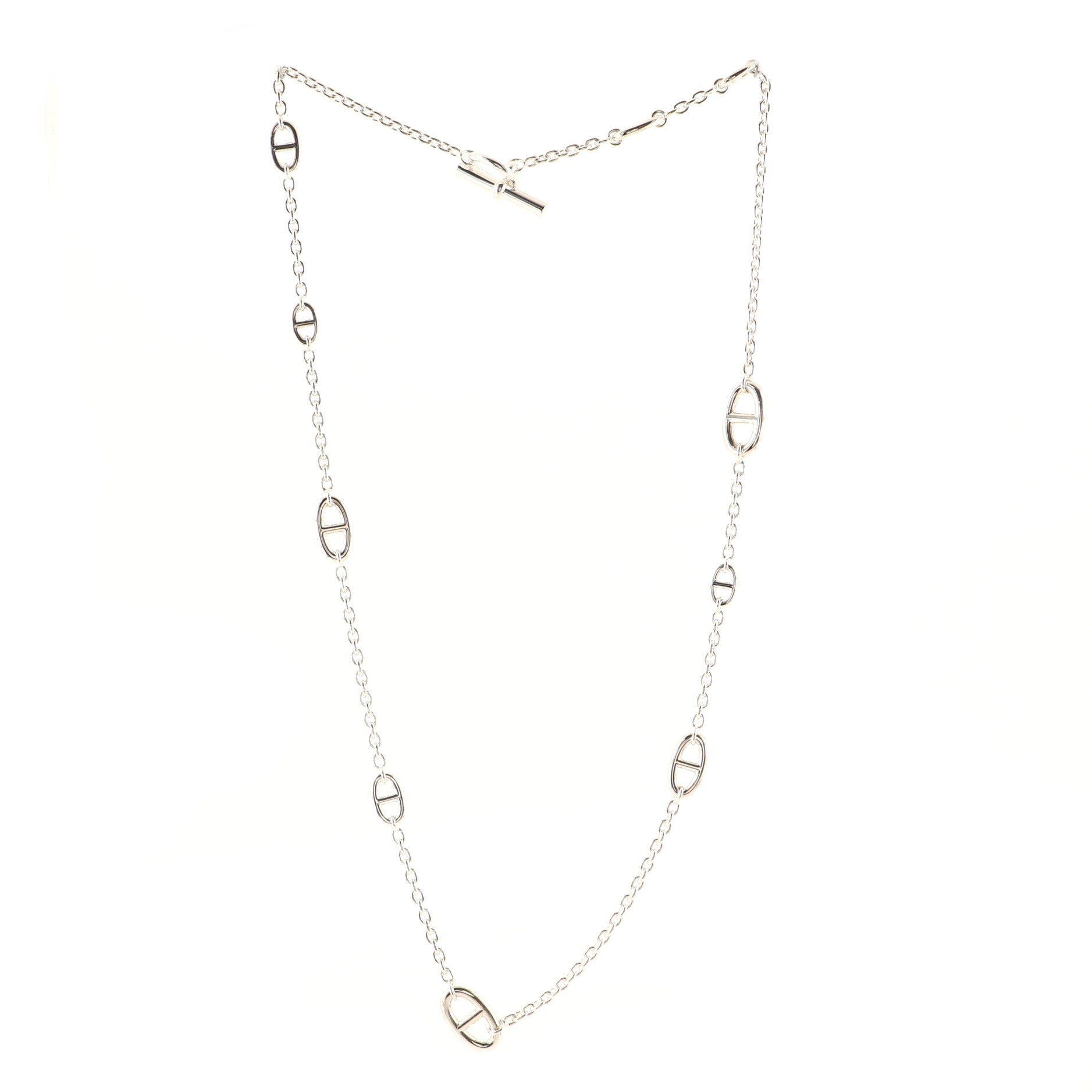 Farandole Long Necklace Sterling Silver 120