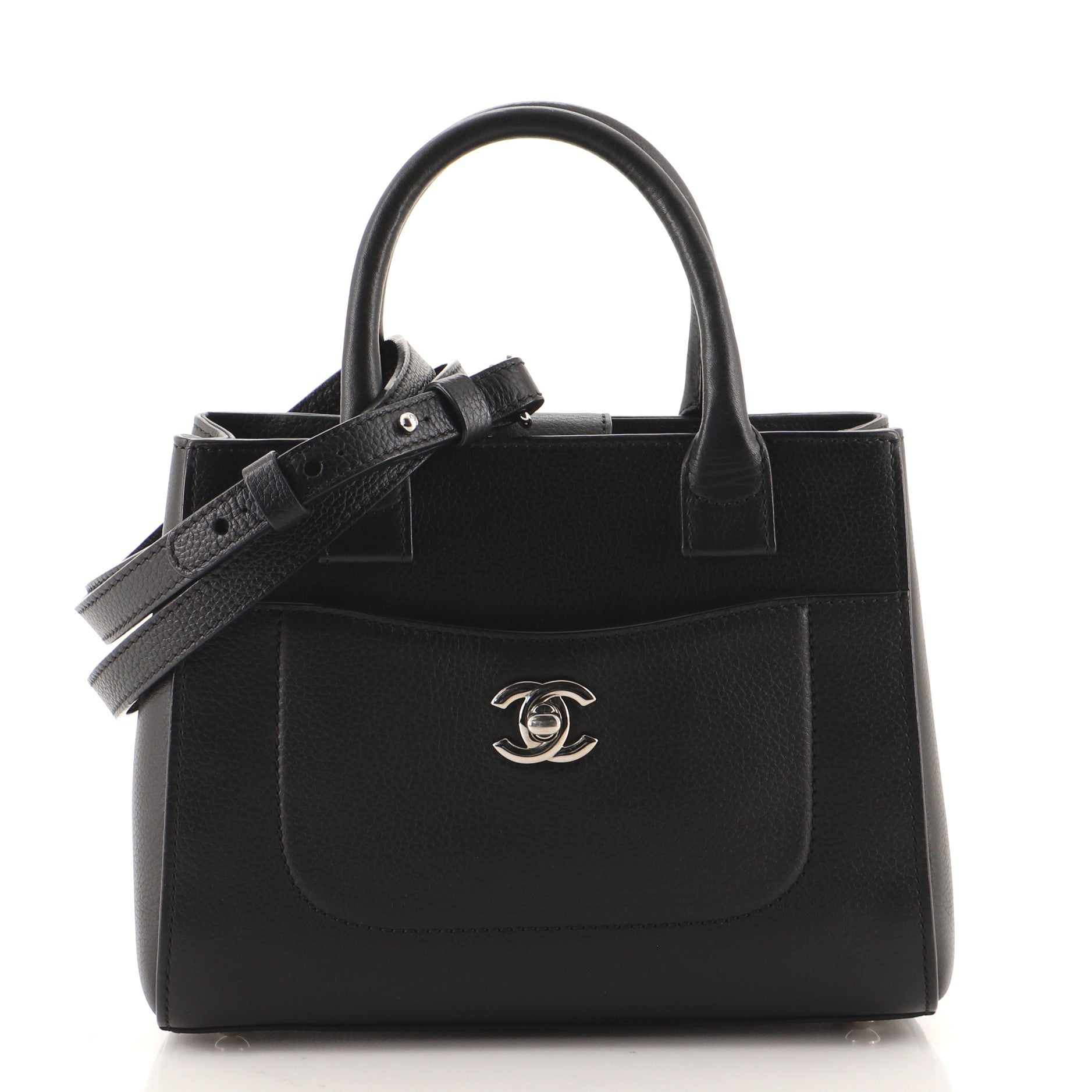Neo Executive Tote Grained Calfskin Mini
