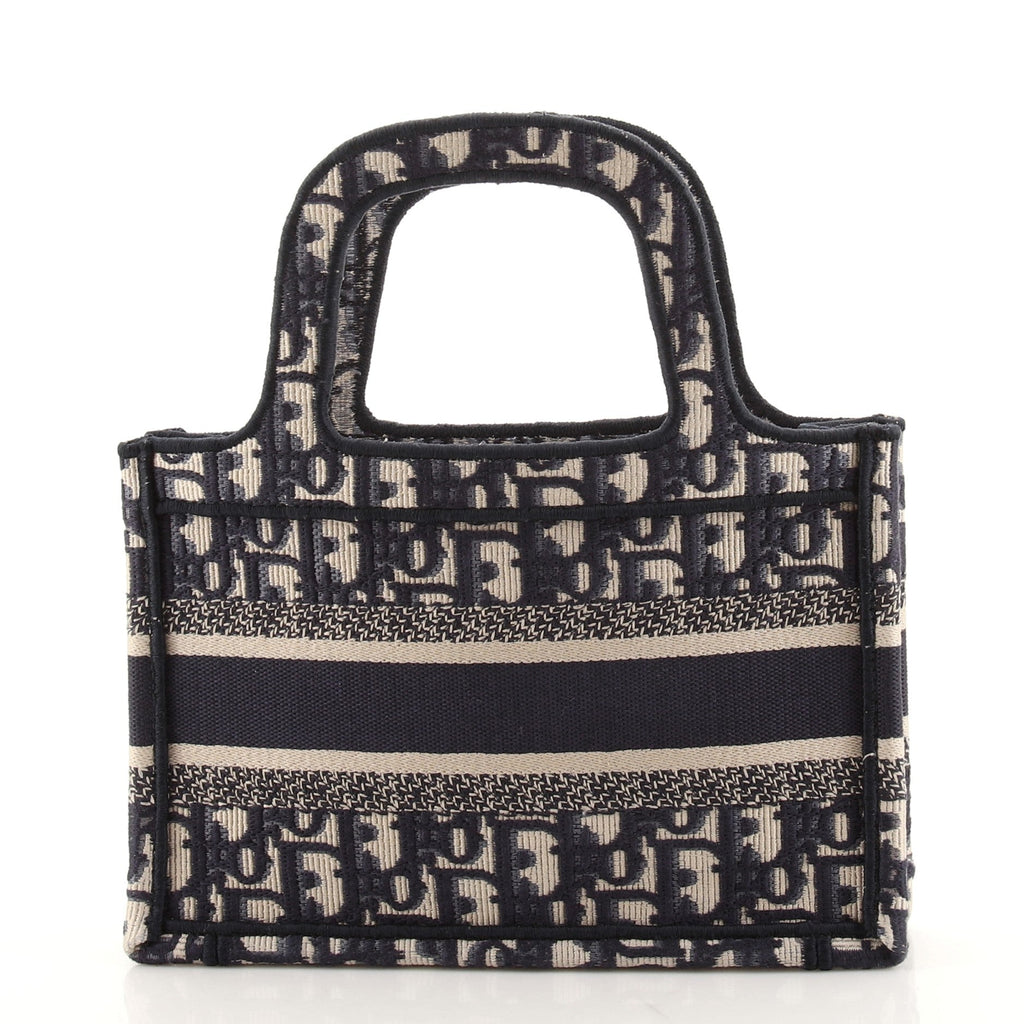 Book Tote Oblique Canvas Mini