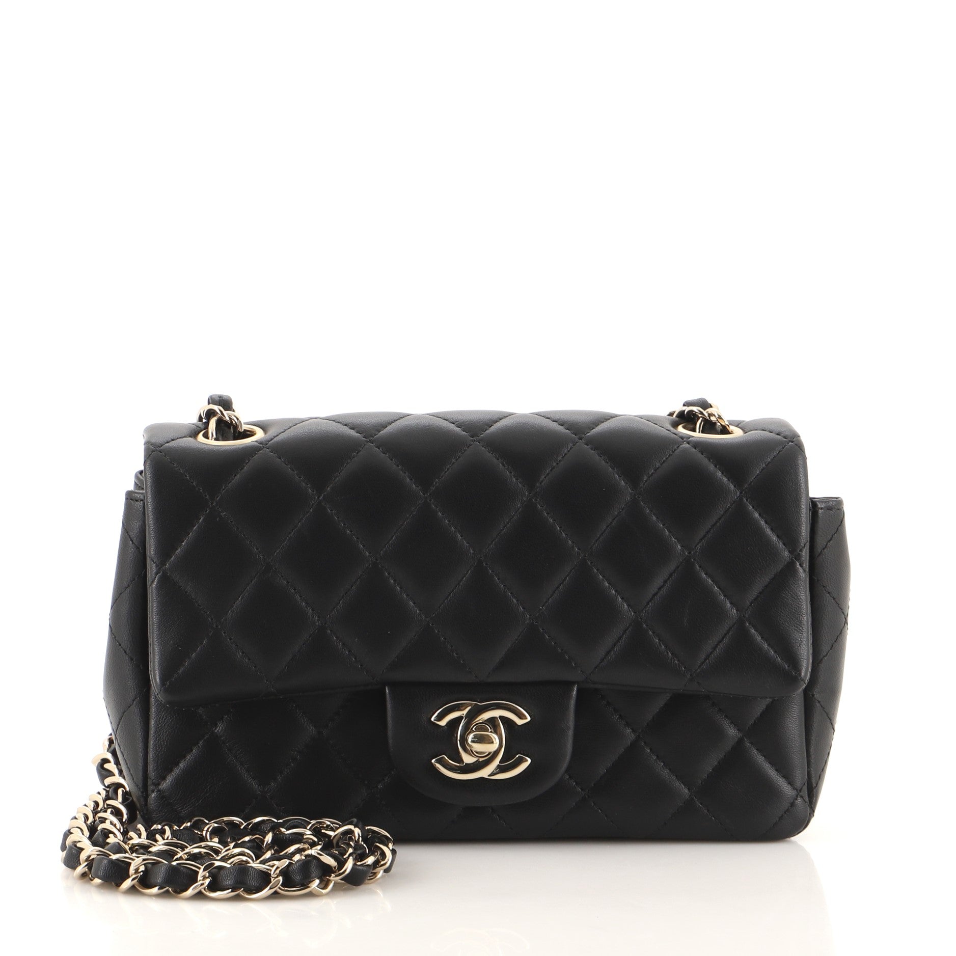 Classic Single Flap Bag Quilted Lambskin Mini