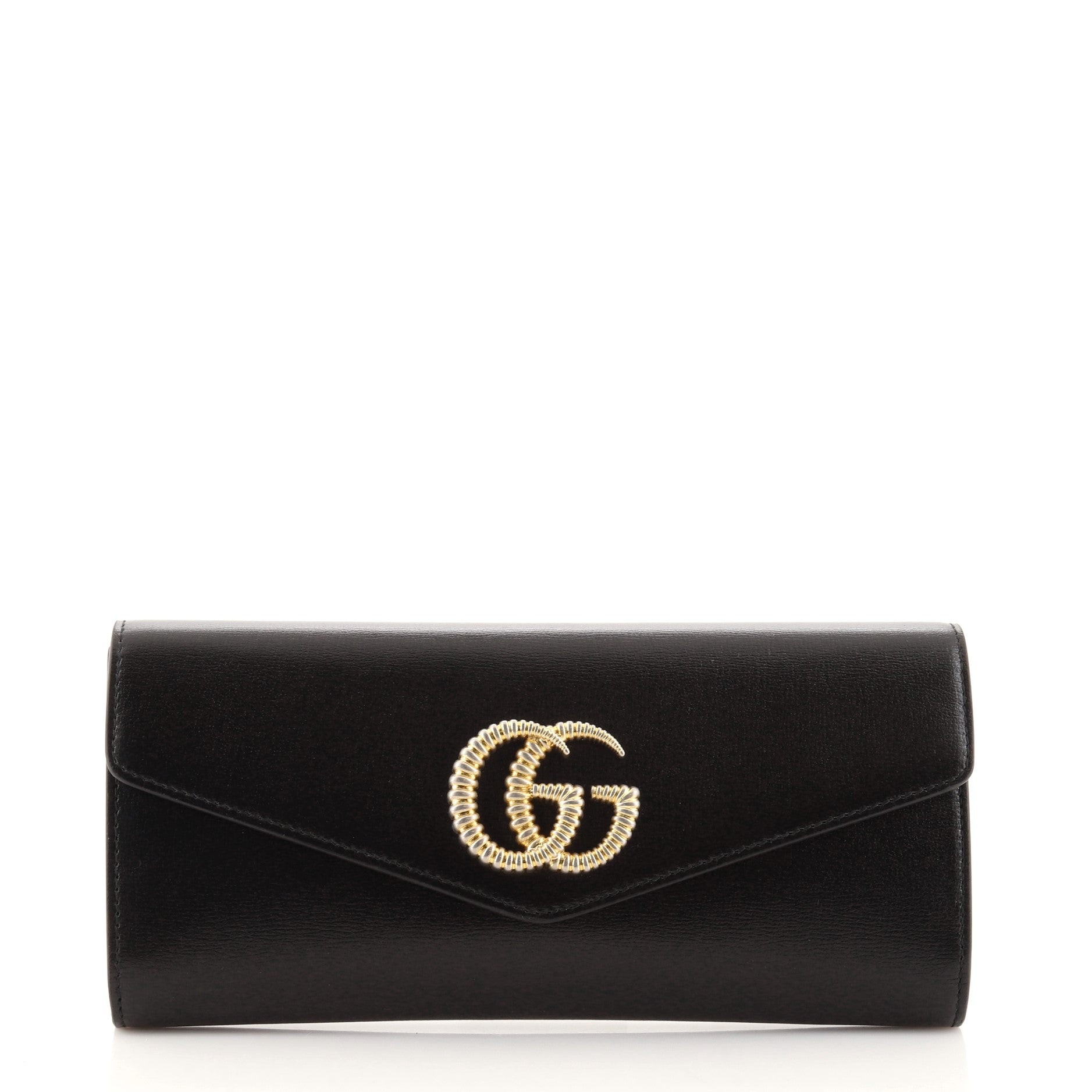 GG Broadway Envelope Clutch Leather