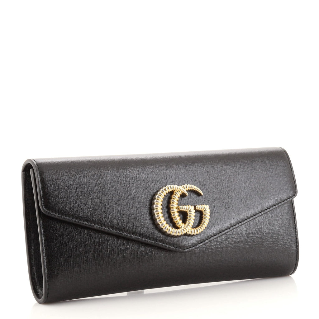 GG Broadway Envelope Clutch Leather