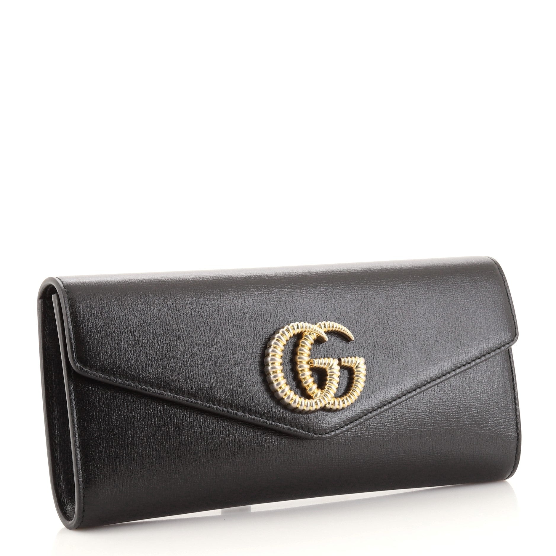 GG Broadway Envelope Clutch Leather