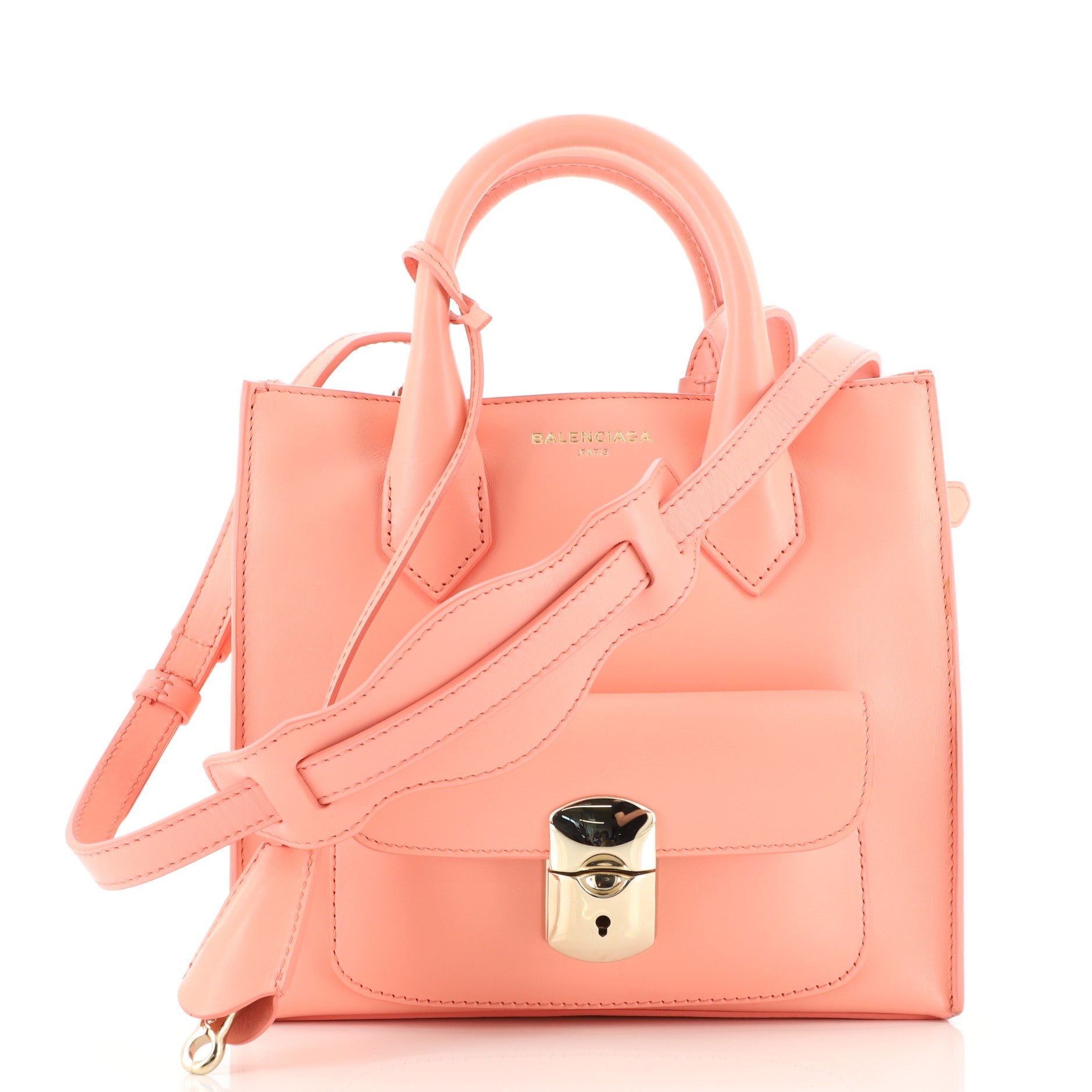 Padlock All Afternoon Tote Leather Mini