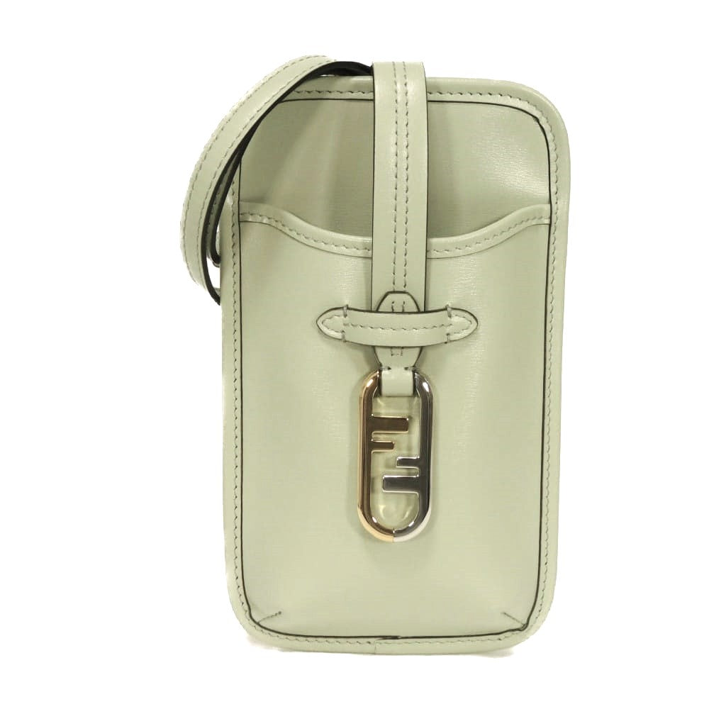 Fendi O'Lock Phone Pouch Calf Leather Phone Case
