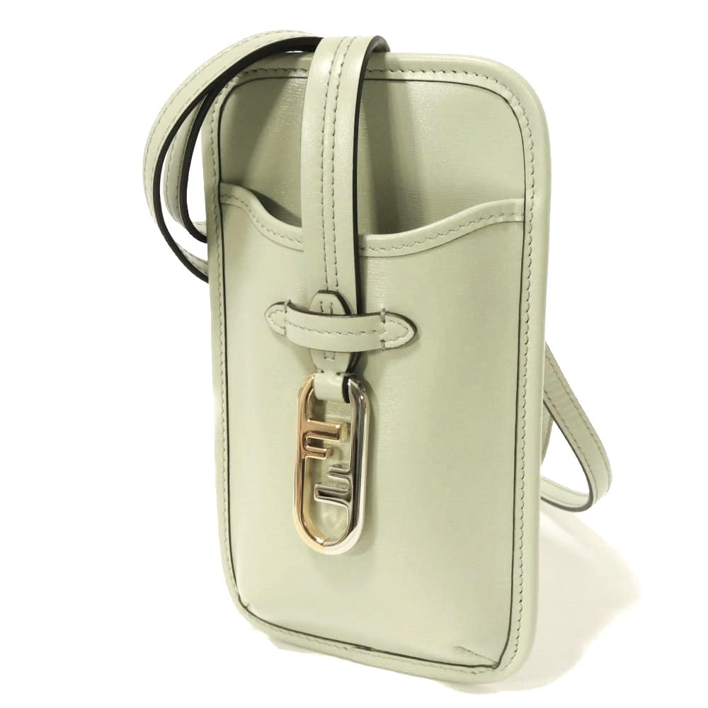 Fendi O'Lock Phone Pouch Calf Leather Phone Case