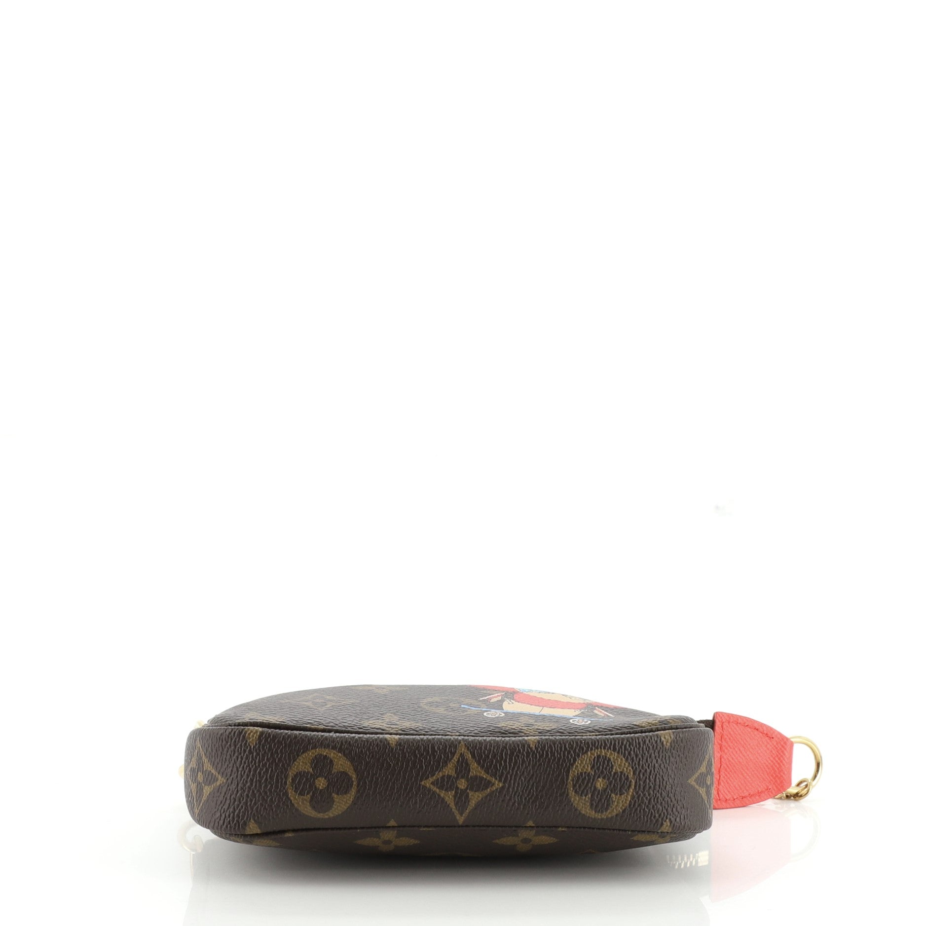 Pochette Accessoires Limited Edition Vivienne Xmas Monogram Canvas Mini