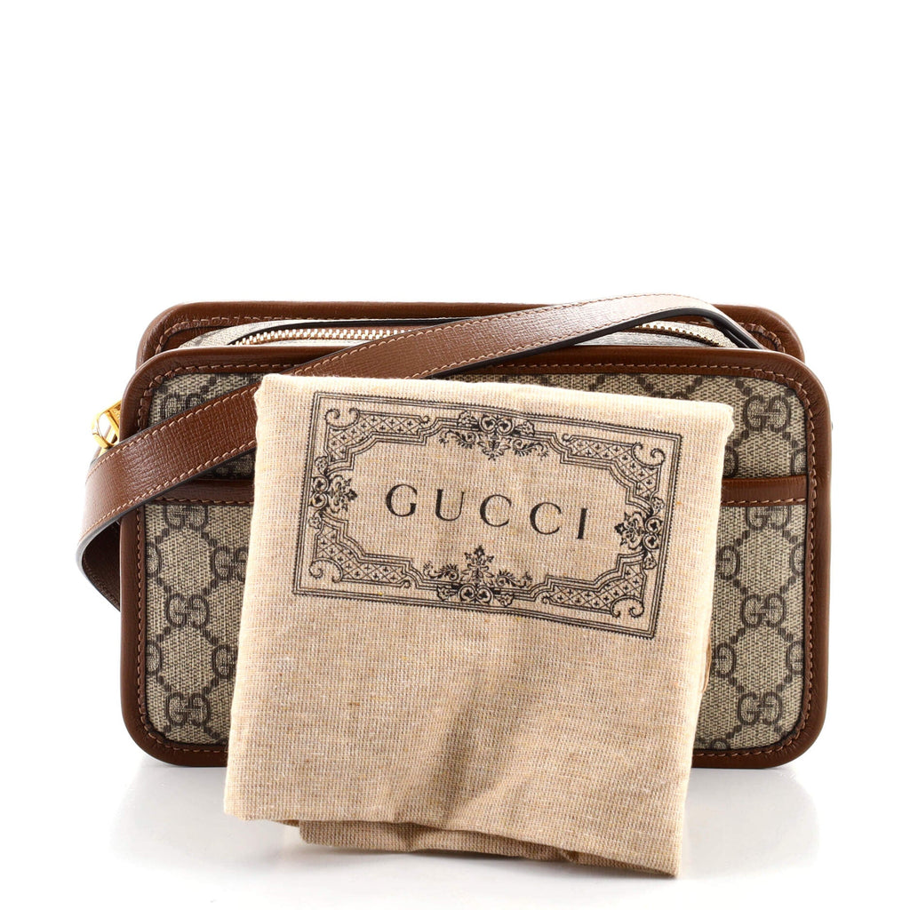 Interlocking G Patch Camera Bag GG Coated Canvas Mini