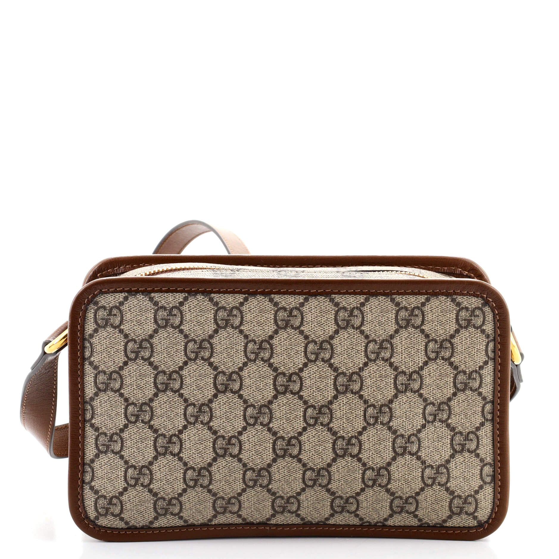 Interlocking G Patch Camera Bag GG Coated Canvas Mini