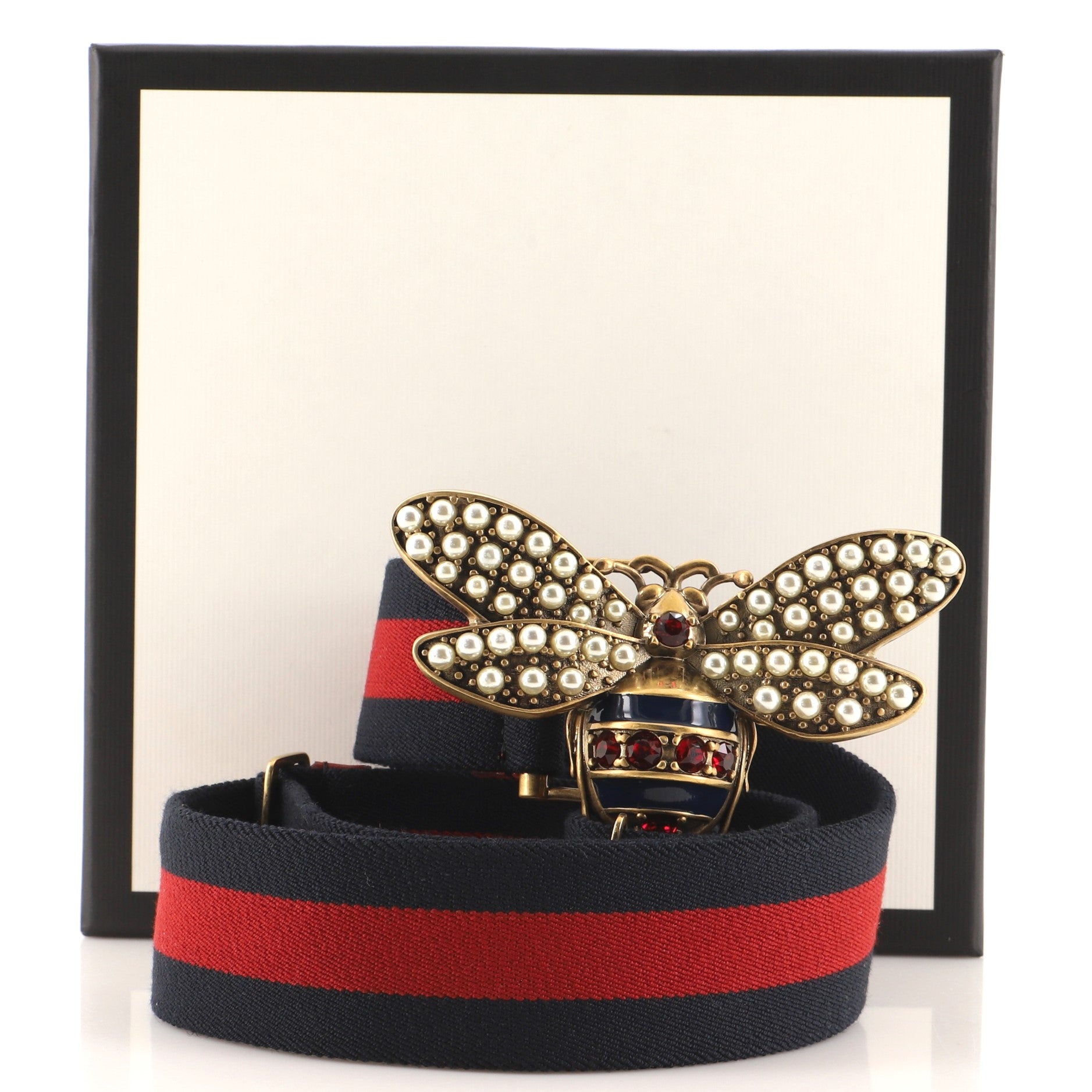 Queen Margaret Bee Belt Canvas Wide 95