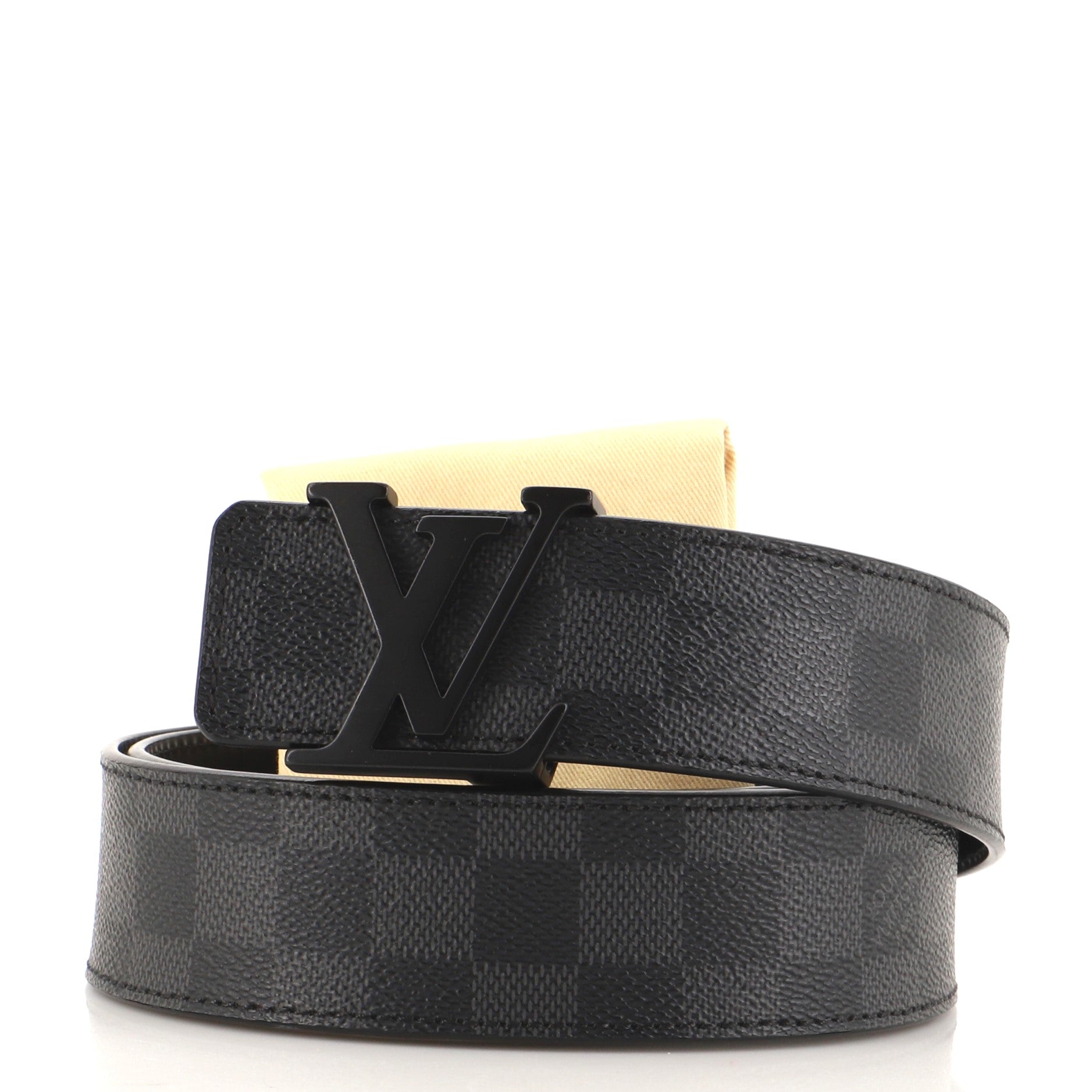 LV Initiales Belt Damier Graphite Wide 85