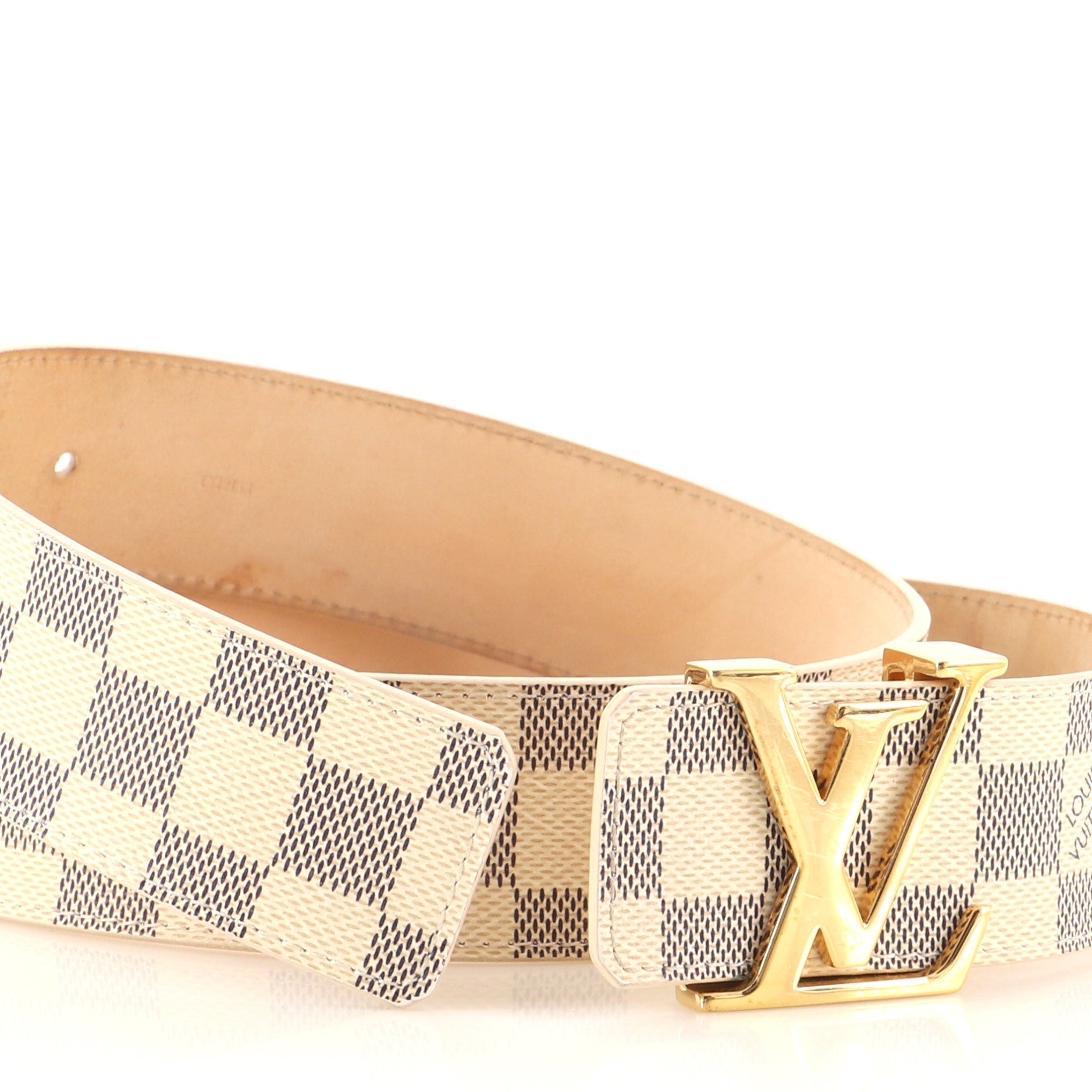 LV Initiales Belt Damier Wide 85