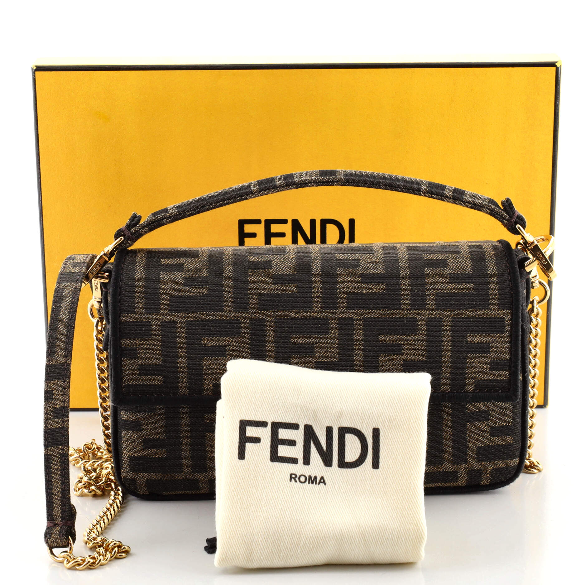Baguette NM Bag Zucca Canvas Mini