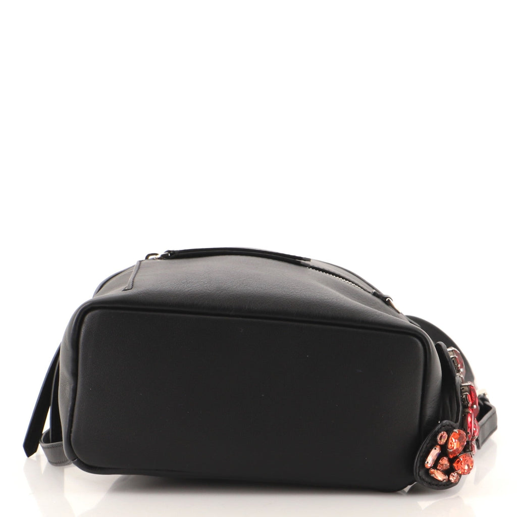 By The Way Backpack Leather with Crystals Mini
