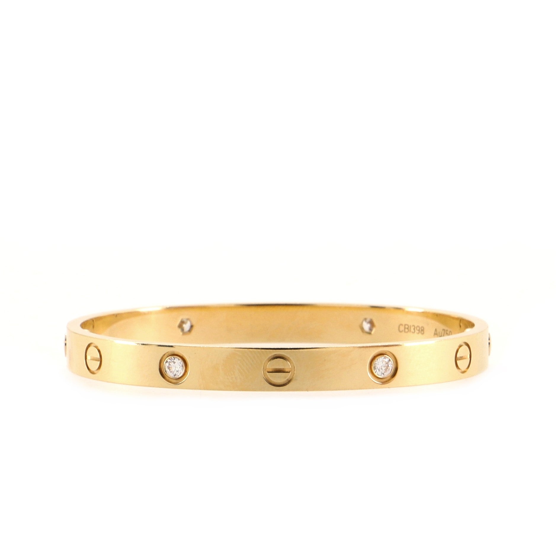 Love 4 Diamond Bracelet 18K Yellow Gold with Diamonds