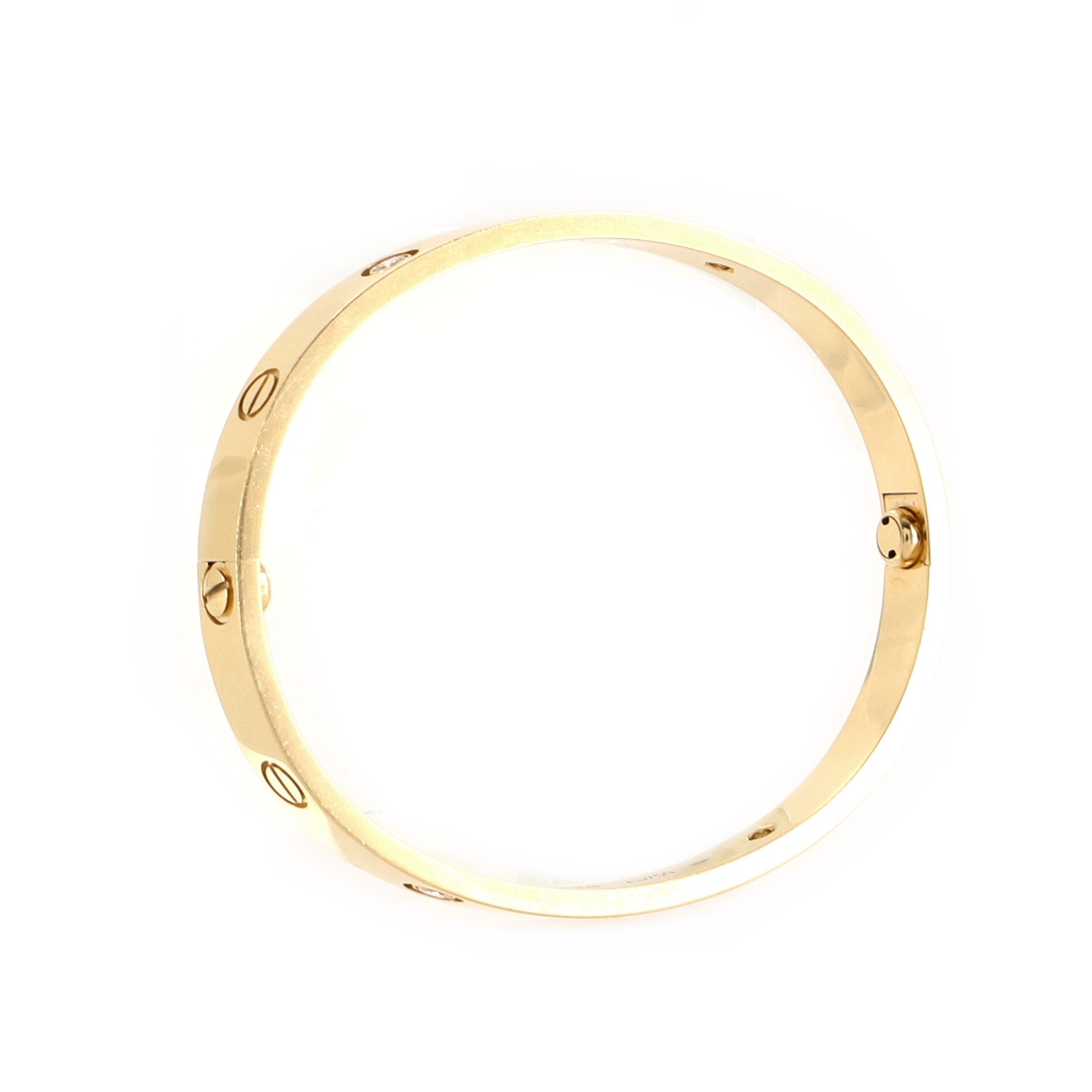 Love 4 Diamond Bracelet 18K Yellow Gold with Diamonds