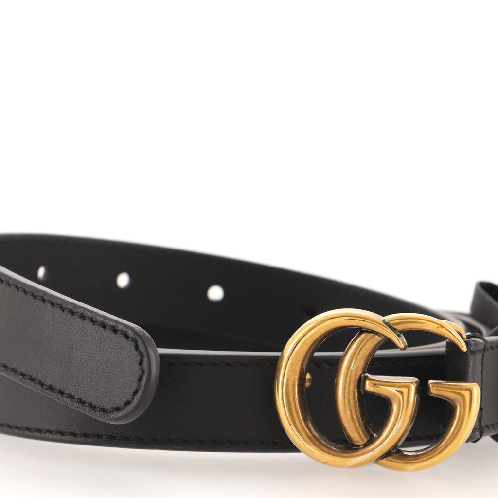 GG Marmont Belt Leather Thin 95
