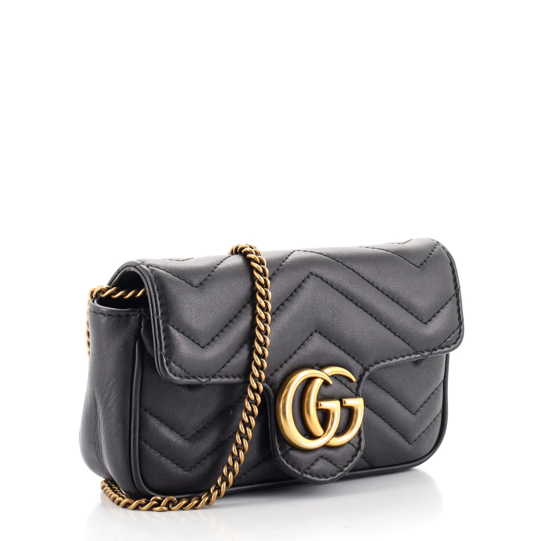 GG Marmont Flap Bag Matelasse Leather Super Mini