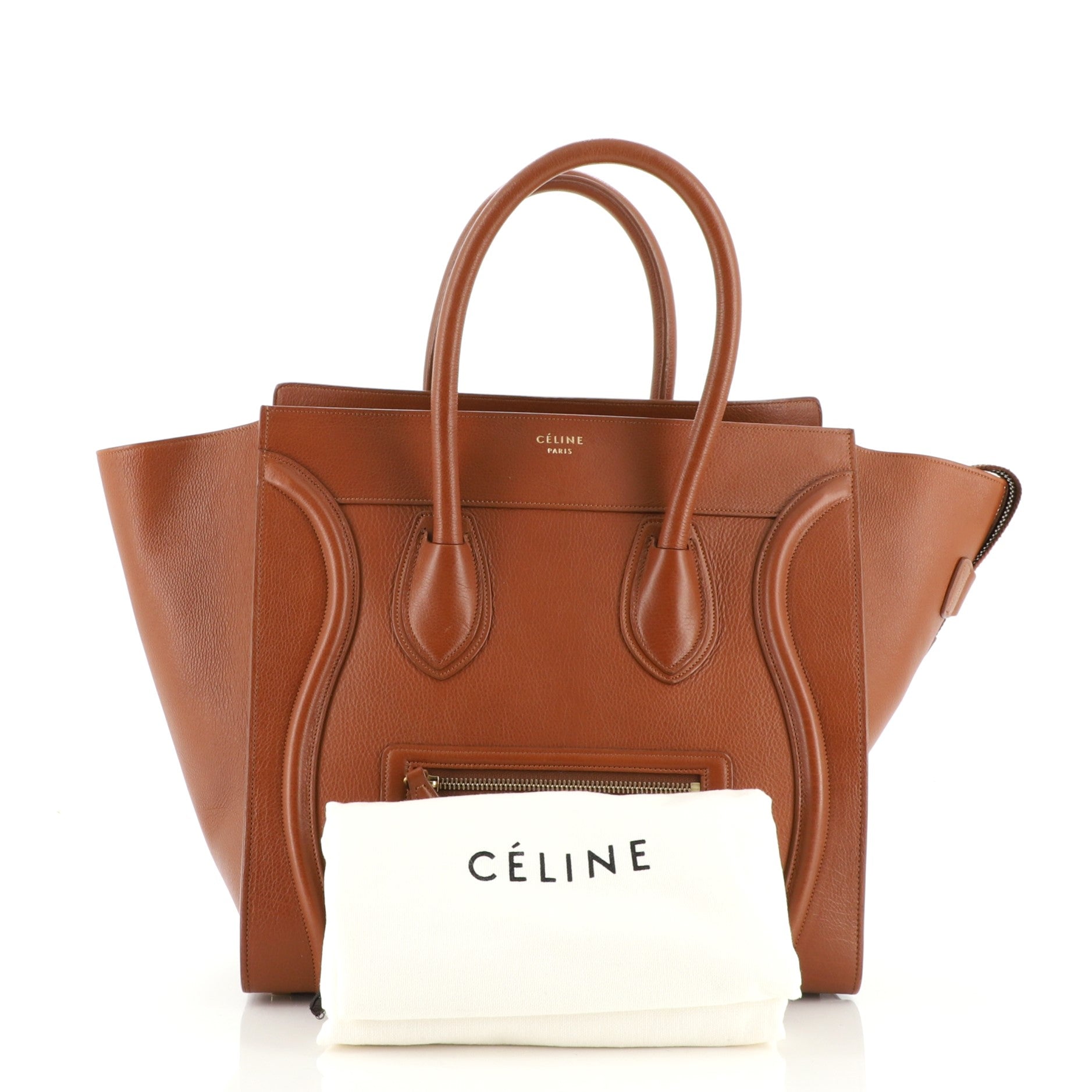 Luggage Bag Grainy Leather Mini