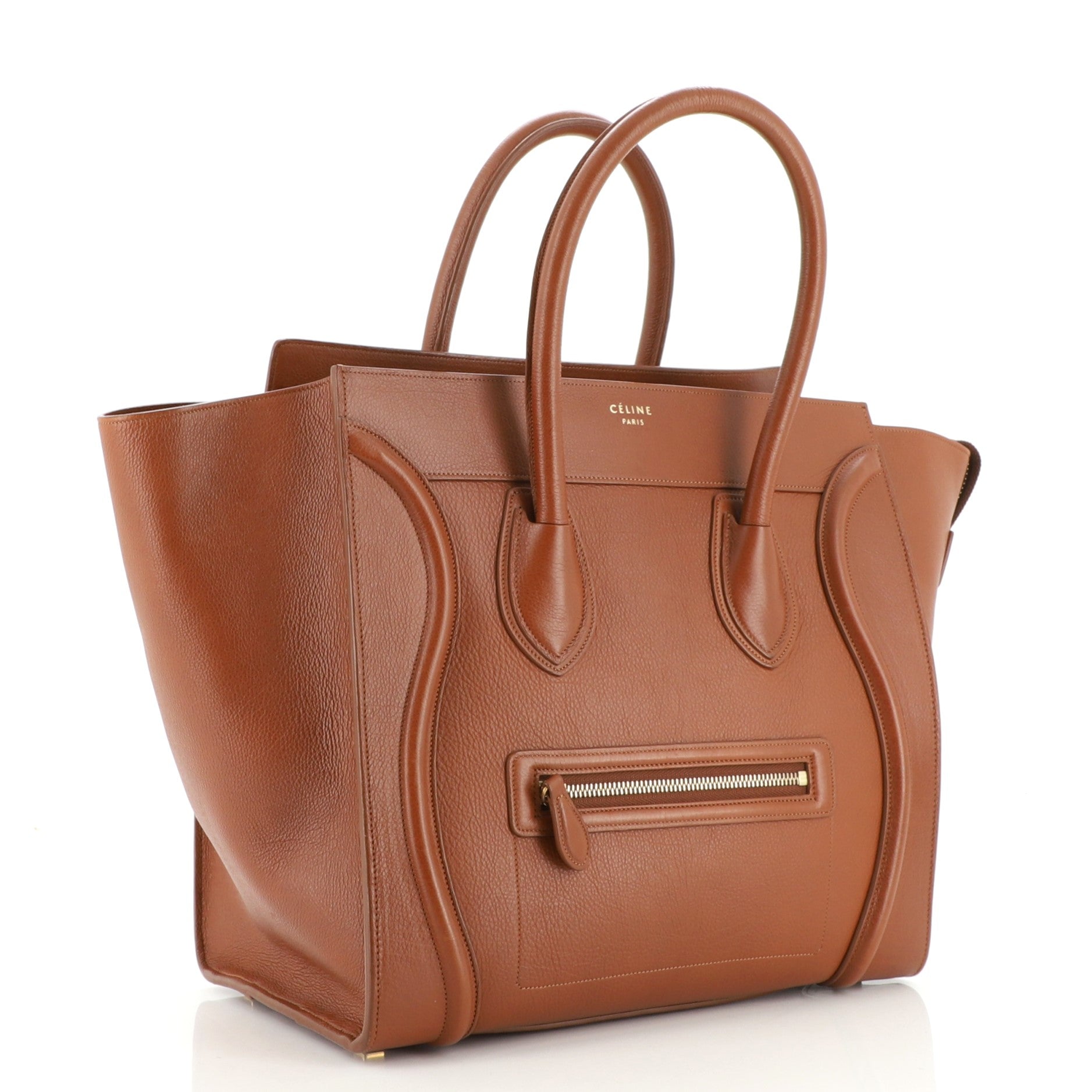 Luggage Bag Grainy Leather Mini