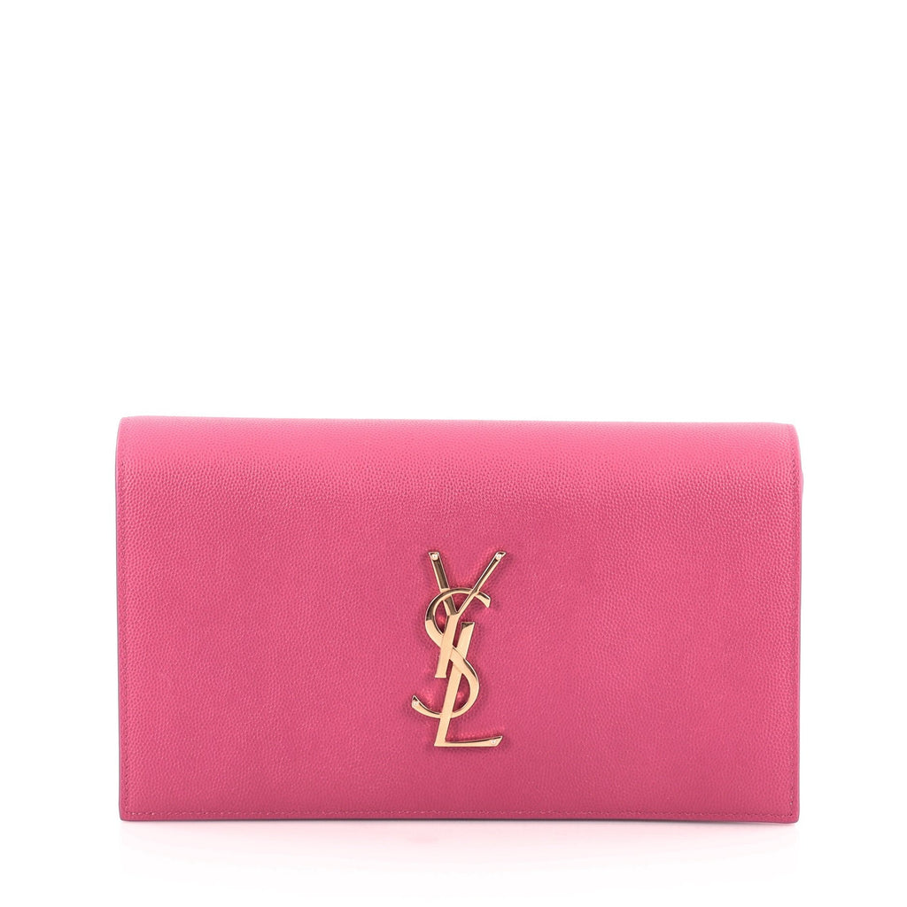 Classic Monogram Clutch Leather Large