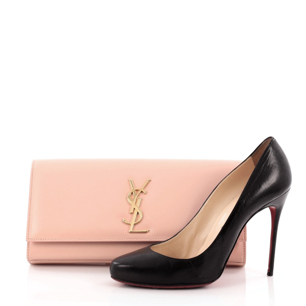 Classic Monogram Clutch Leather Medium