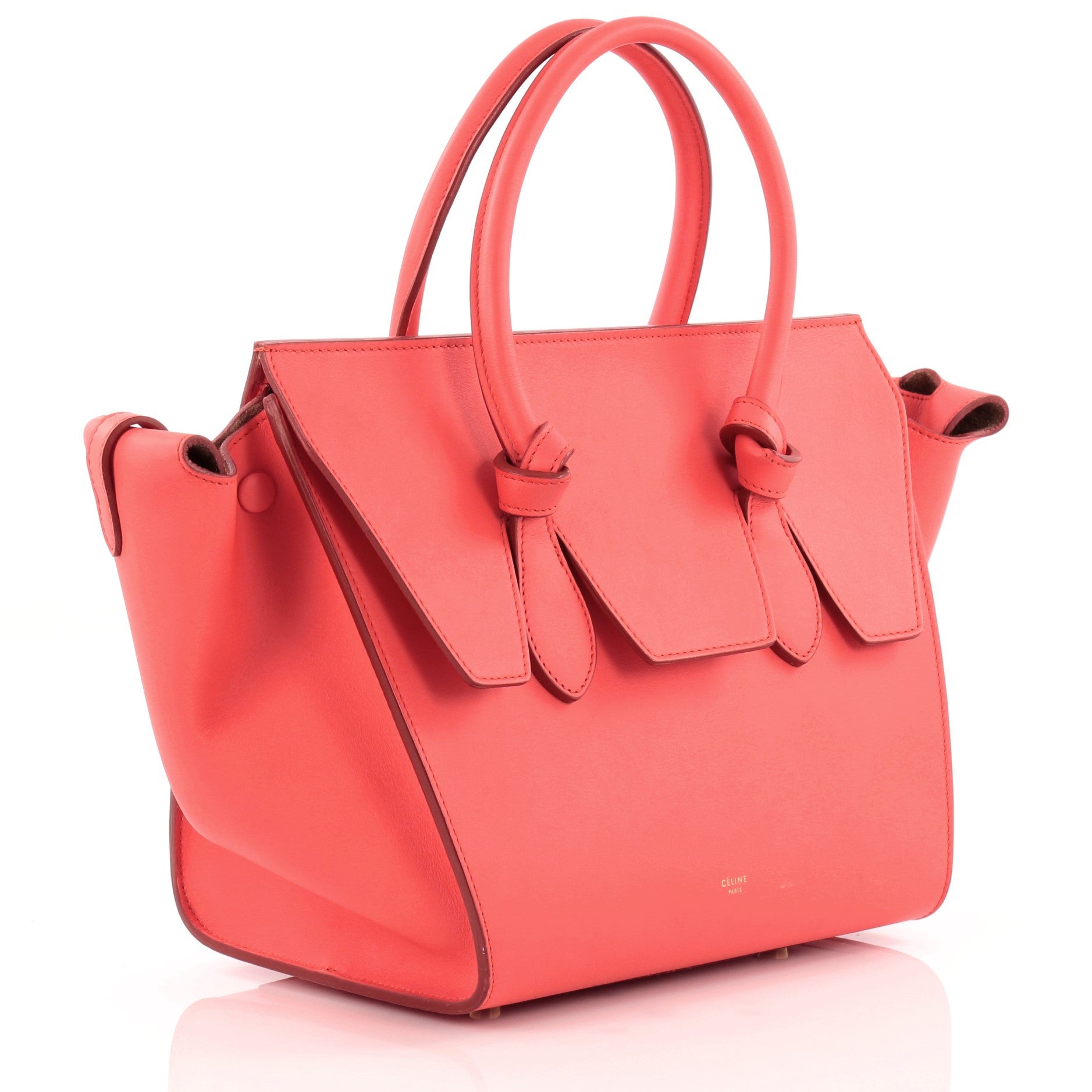 Tie Knot Tote Smooth Leather Mini