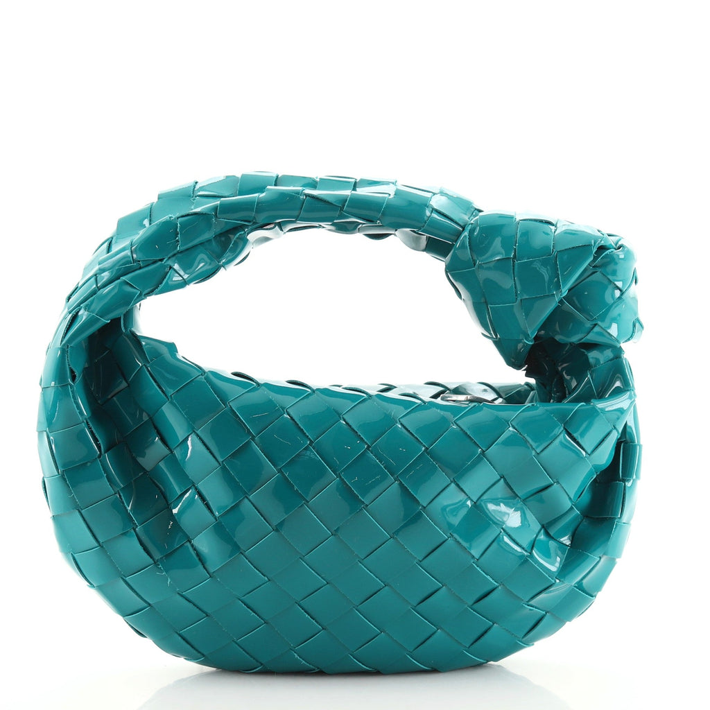 BV Jodie Hobo Intrecciato Patent Mini