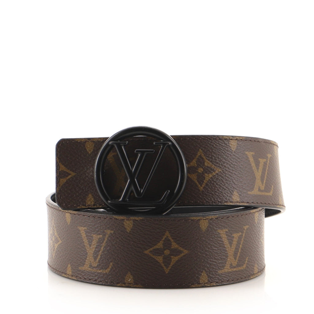 LV Circle Belt Monogram Canvas Wide 95