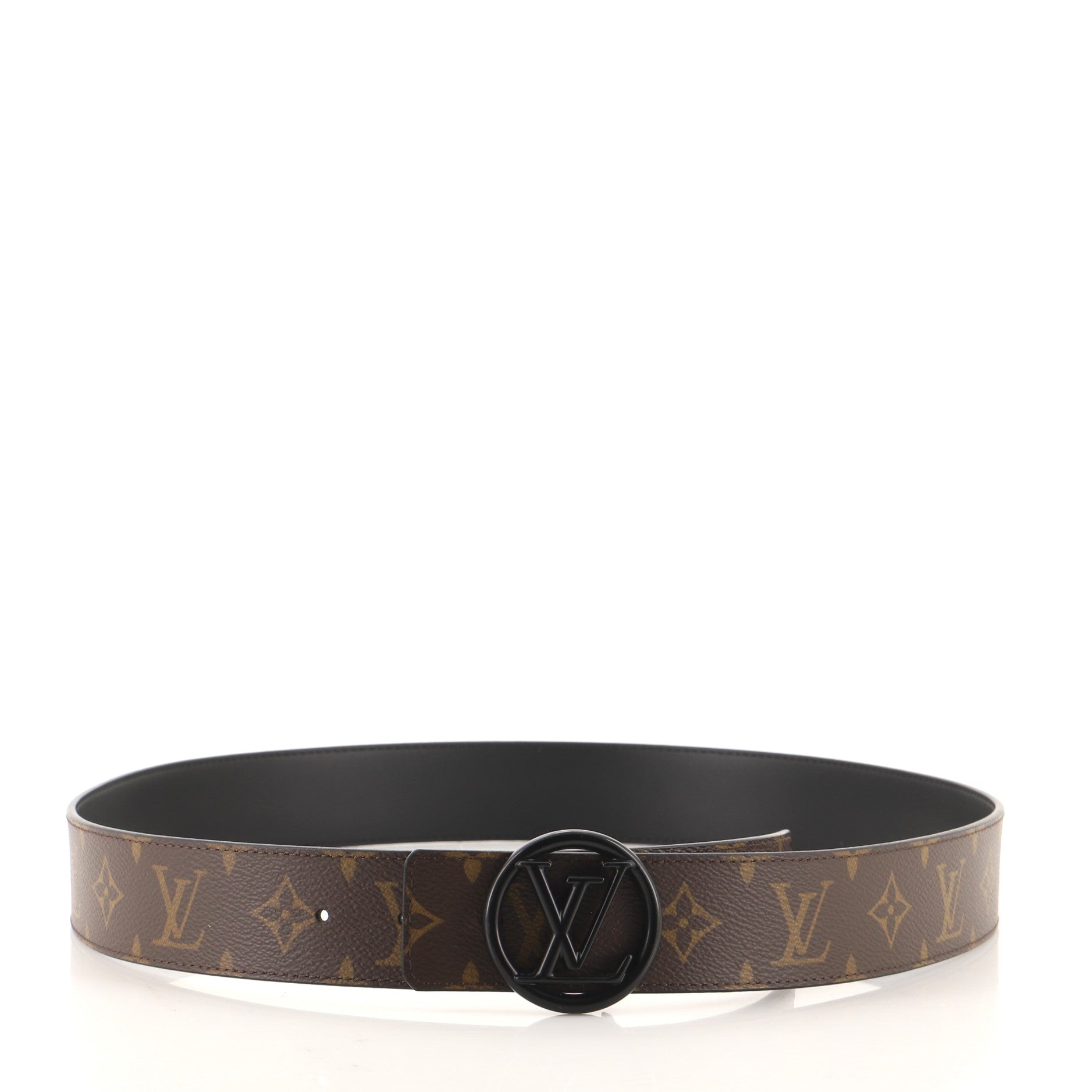 LV Circle Belt Monogram Canvas Wide 95