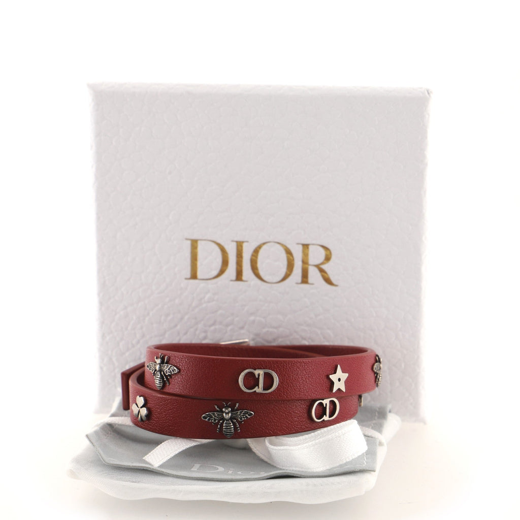 Wrap Bracelet Studded Leather