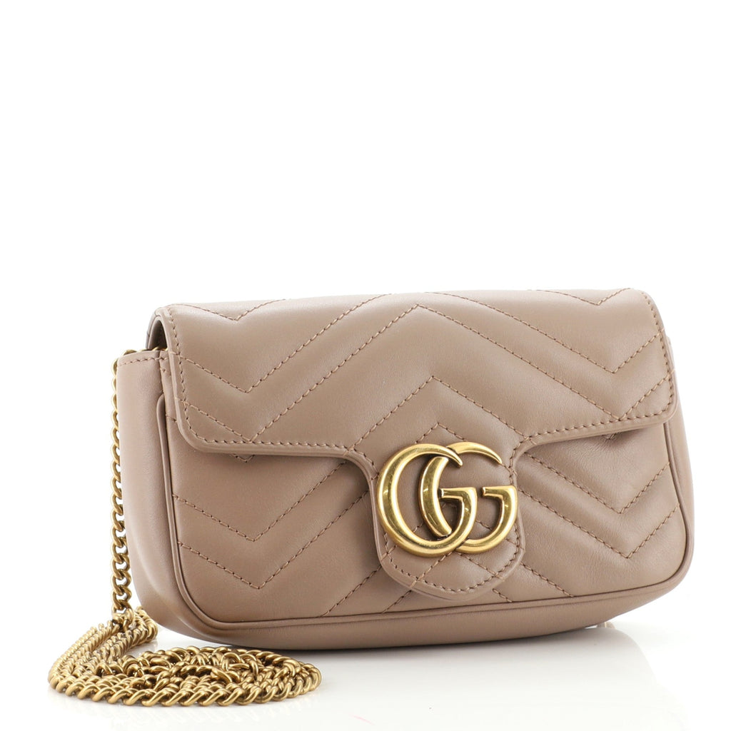 GG Marmont Flap Bag Matelasse Leather Super Mini