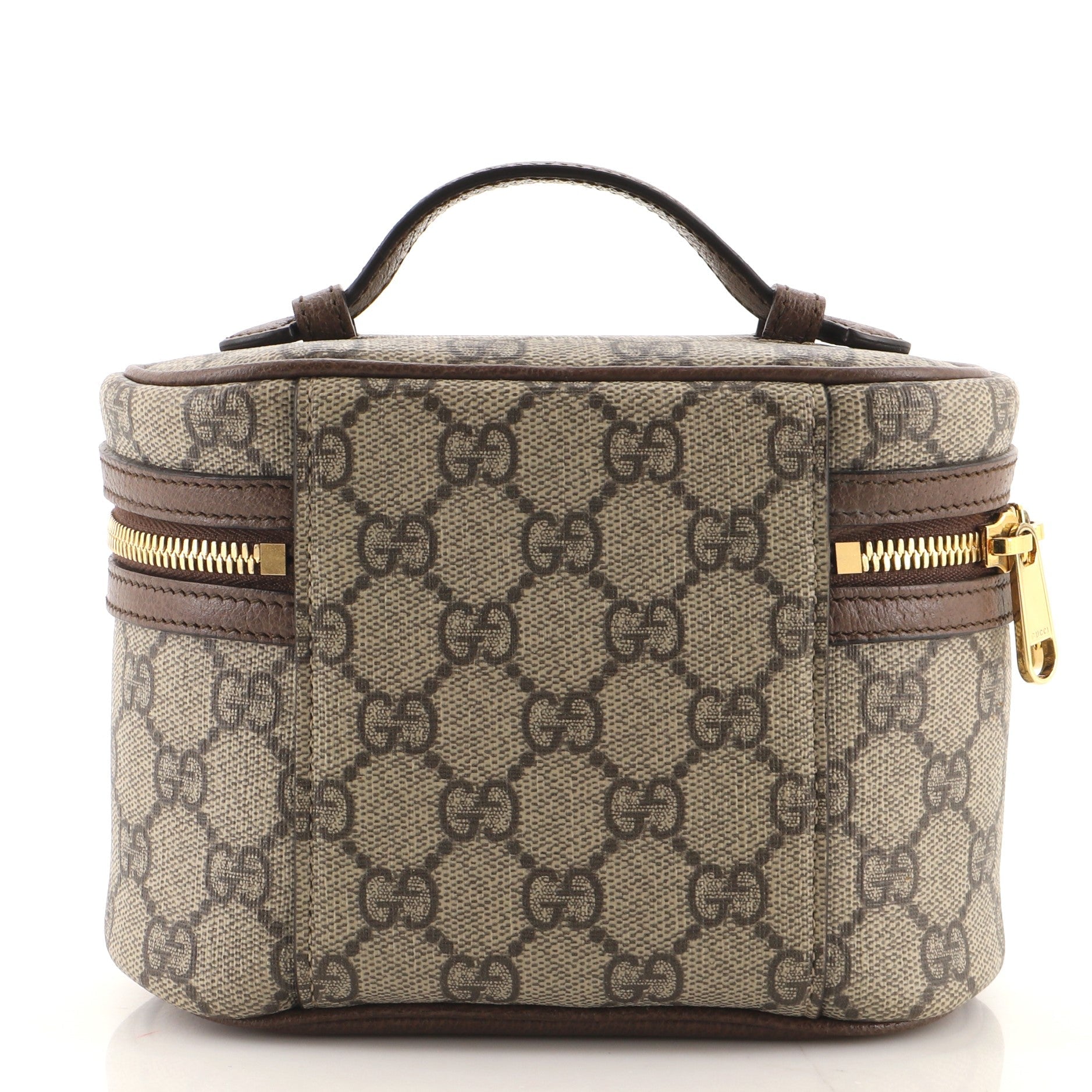 Ophidia Top Handle Cosmetic Case GG Coated Canvas Mini