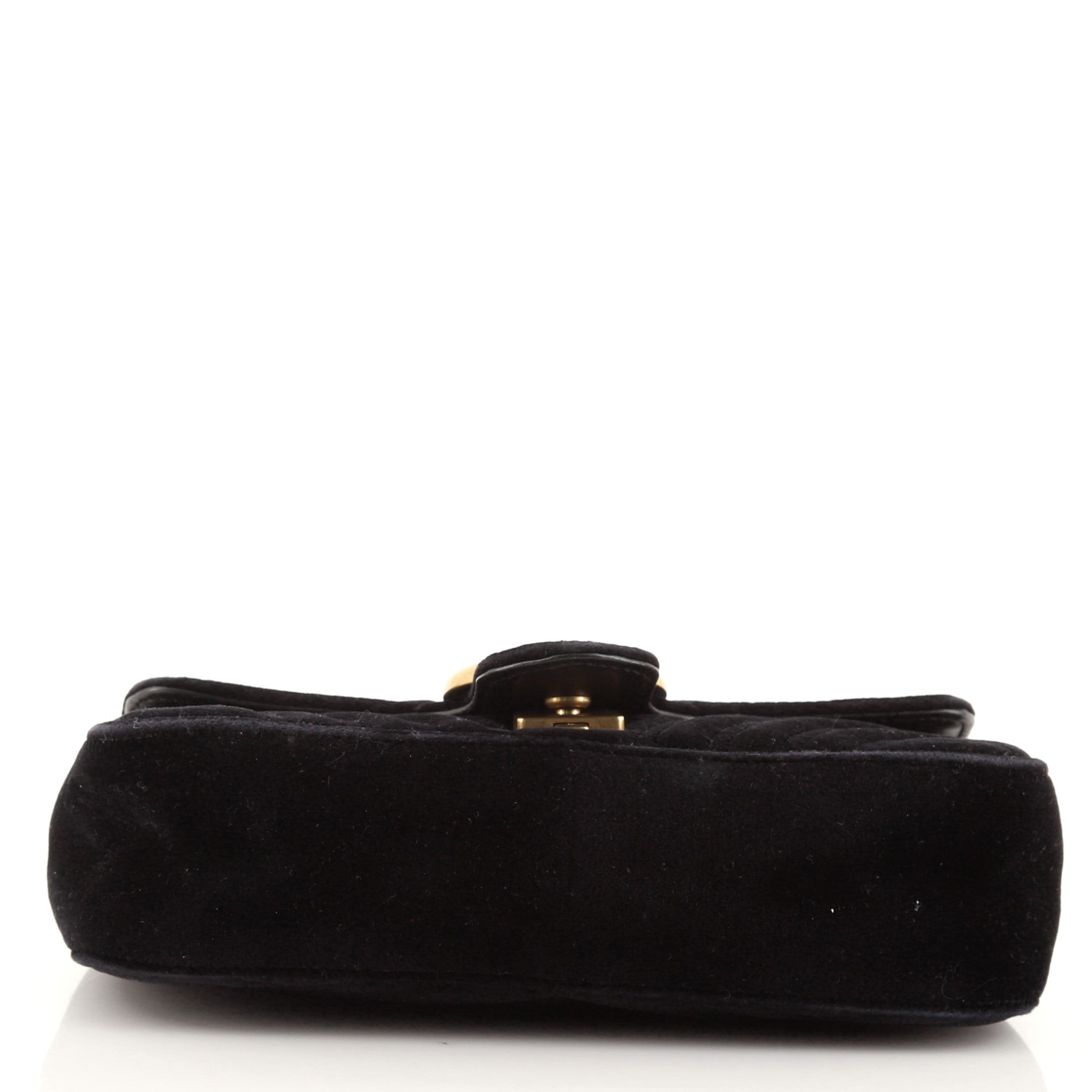 GG Marmont Flap Bag Matelasse Velvet Mini