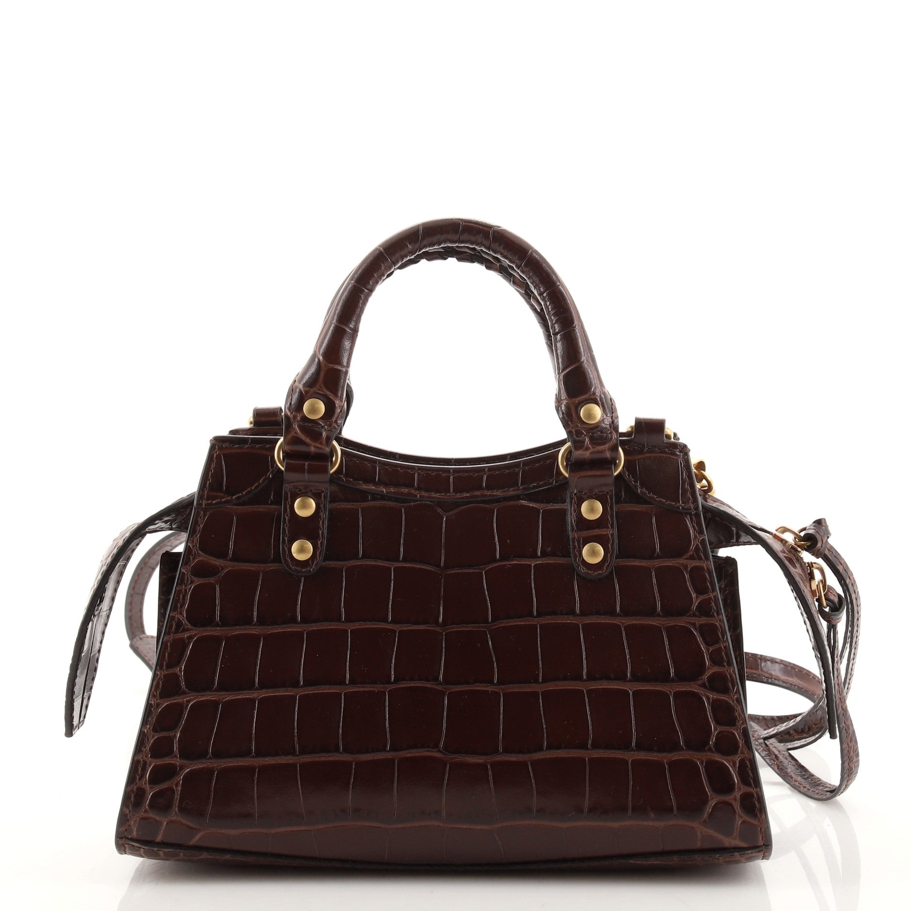 Neo Classic City Bag Crocodile Embossed Leather Mini
