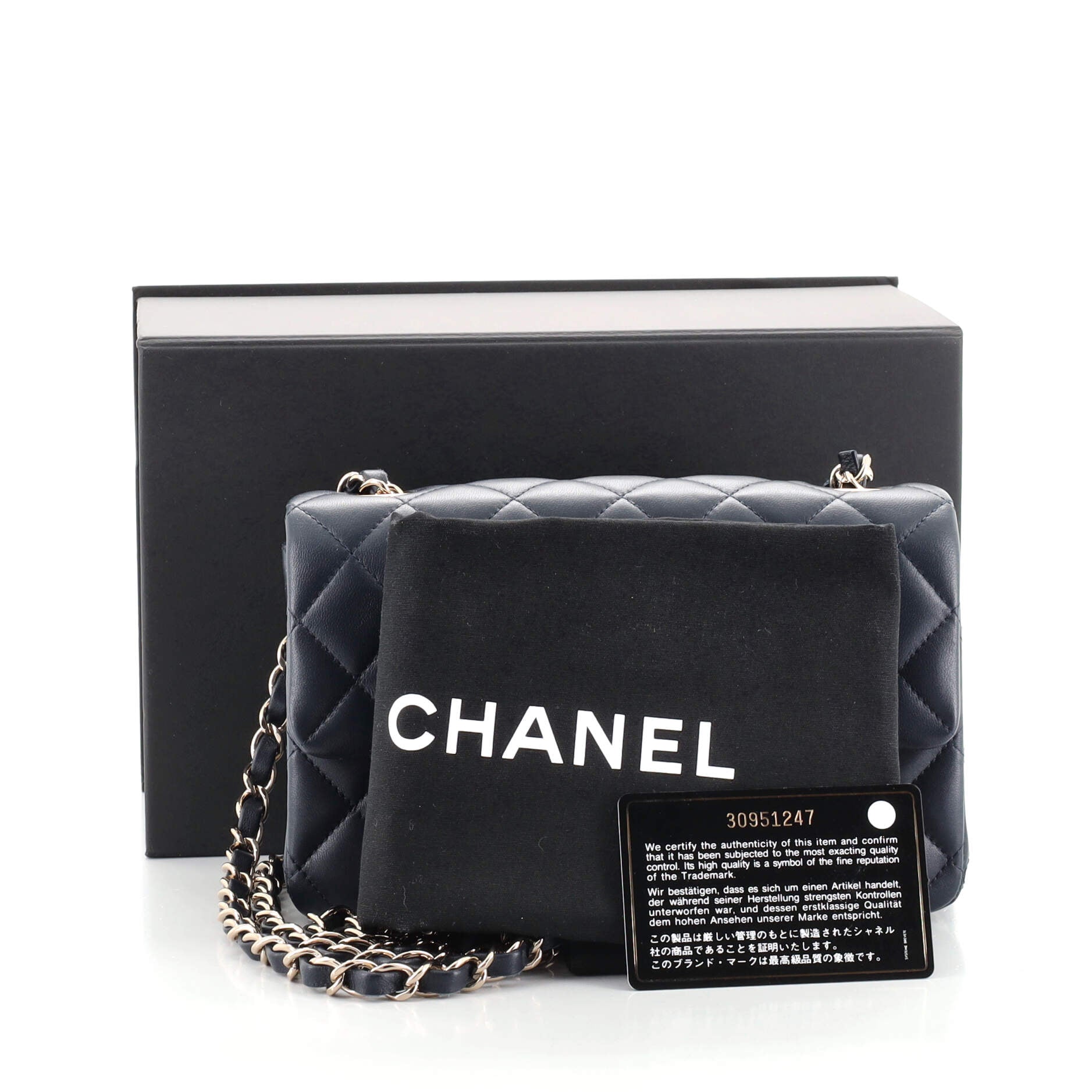 Classic Single Flap Bag Quilted Lambskin Mini
